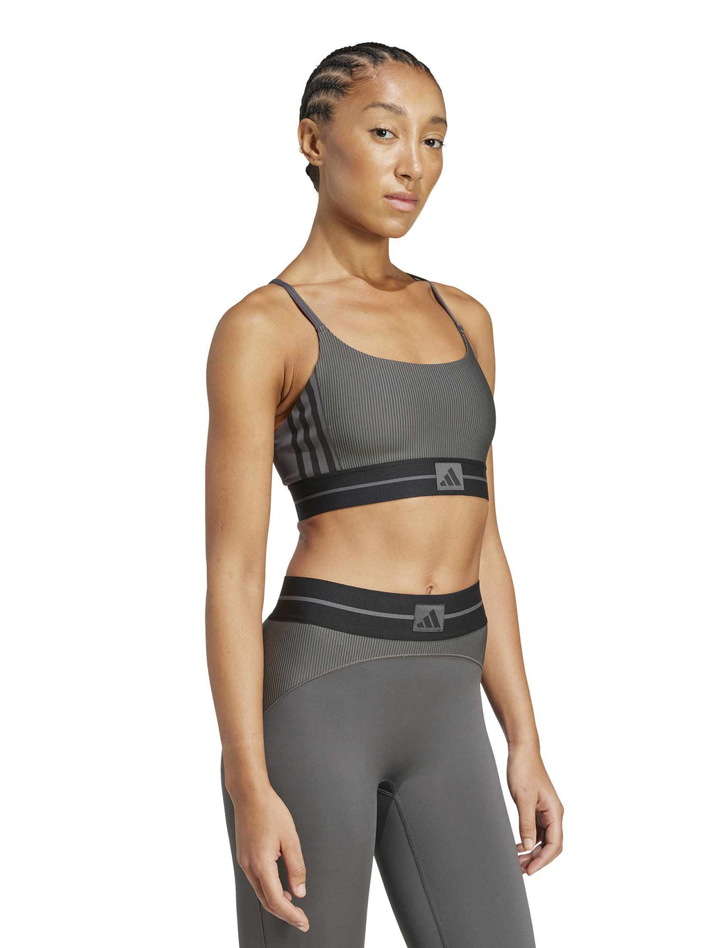 ADIDAS PERFORMANCE Спортен сутиен Hyperglam Rib Bralette