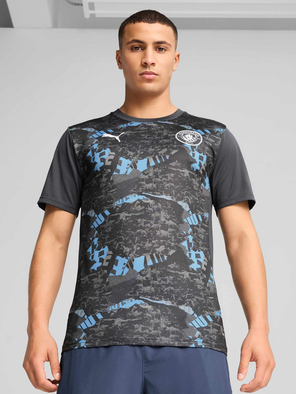 PUMA Тениска MCFC Prematch SS Jersey