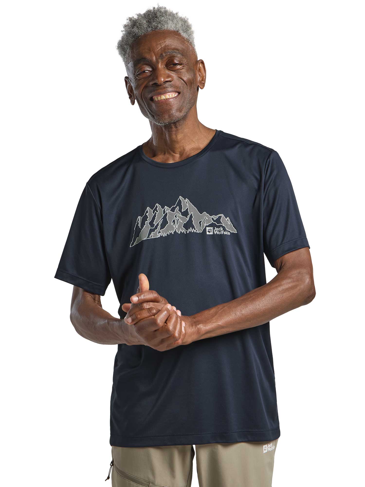 JACK WOLFSKIN Тениска PEAK GRAPHIC T M