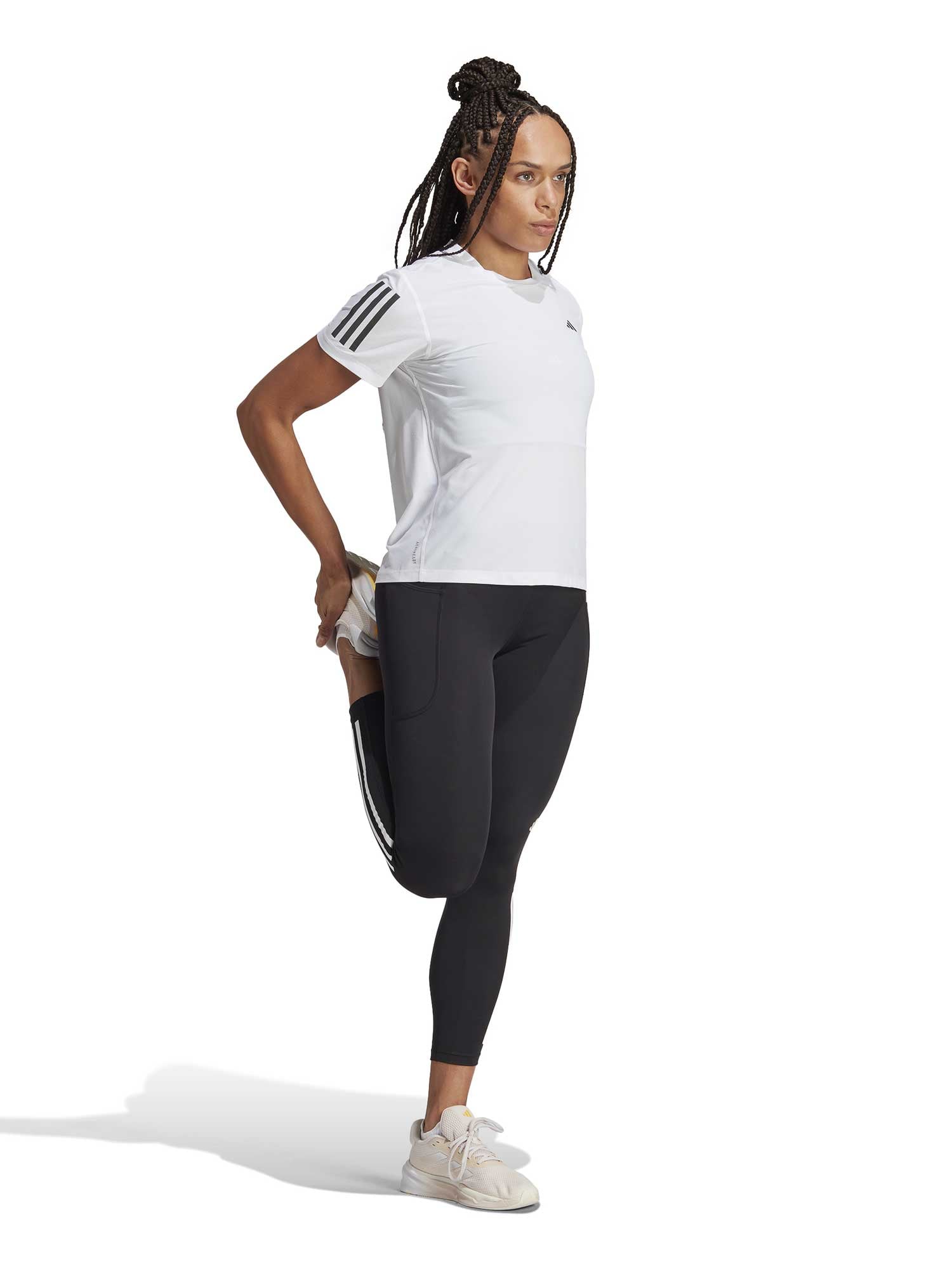 ADIDAS PERFORMANCE Клин DailyRun 3 Stripes 7\/8 Leggings