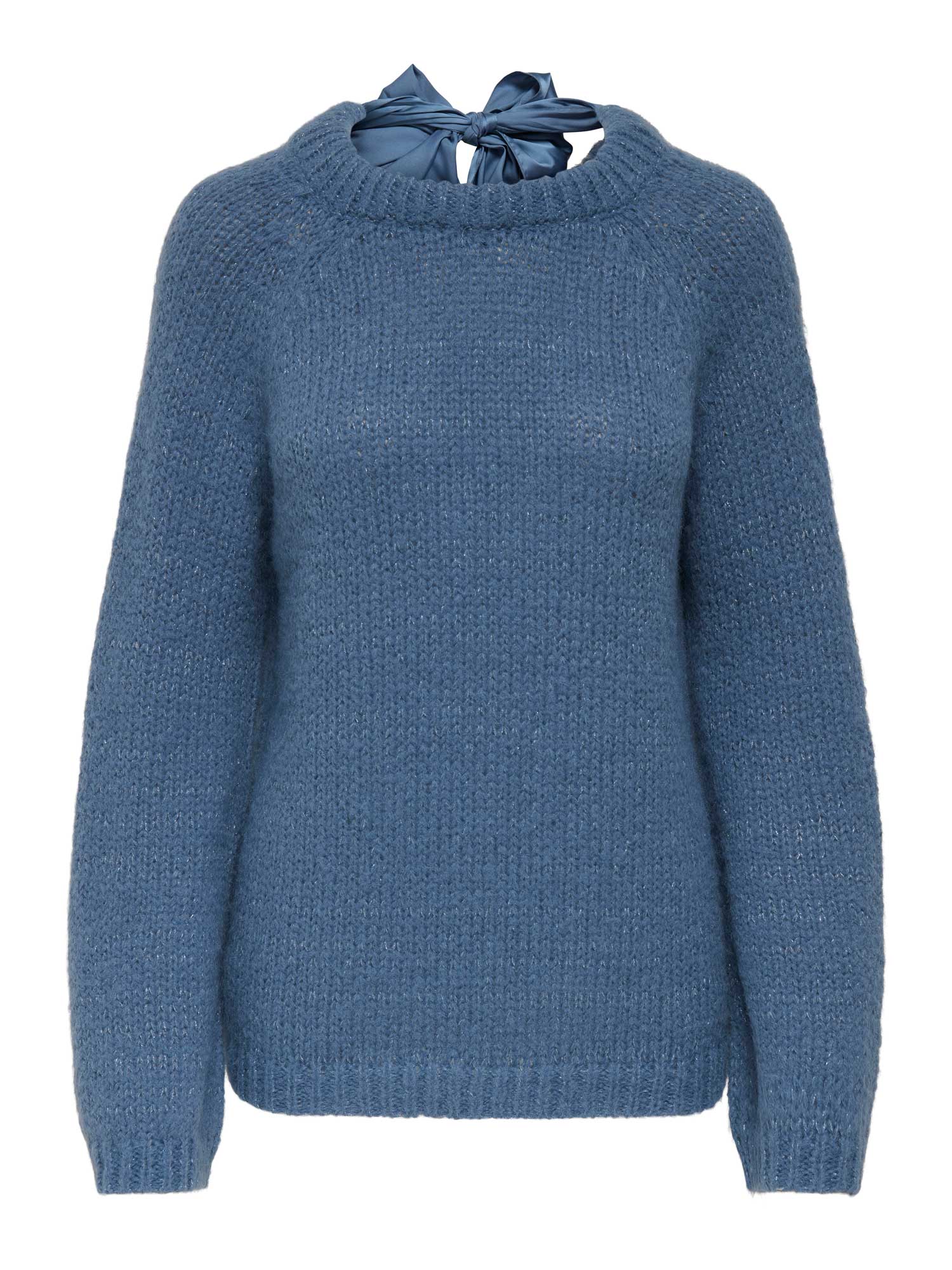 ONLY Пуловер ONLSHINE LS GLITTER O-NECK BOW KNT