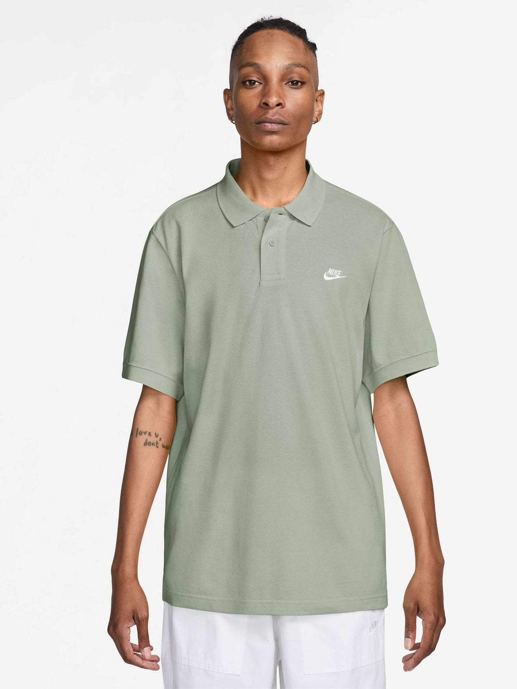 NIKE Поло тениска M NK CLUB SS POLO PIQUE