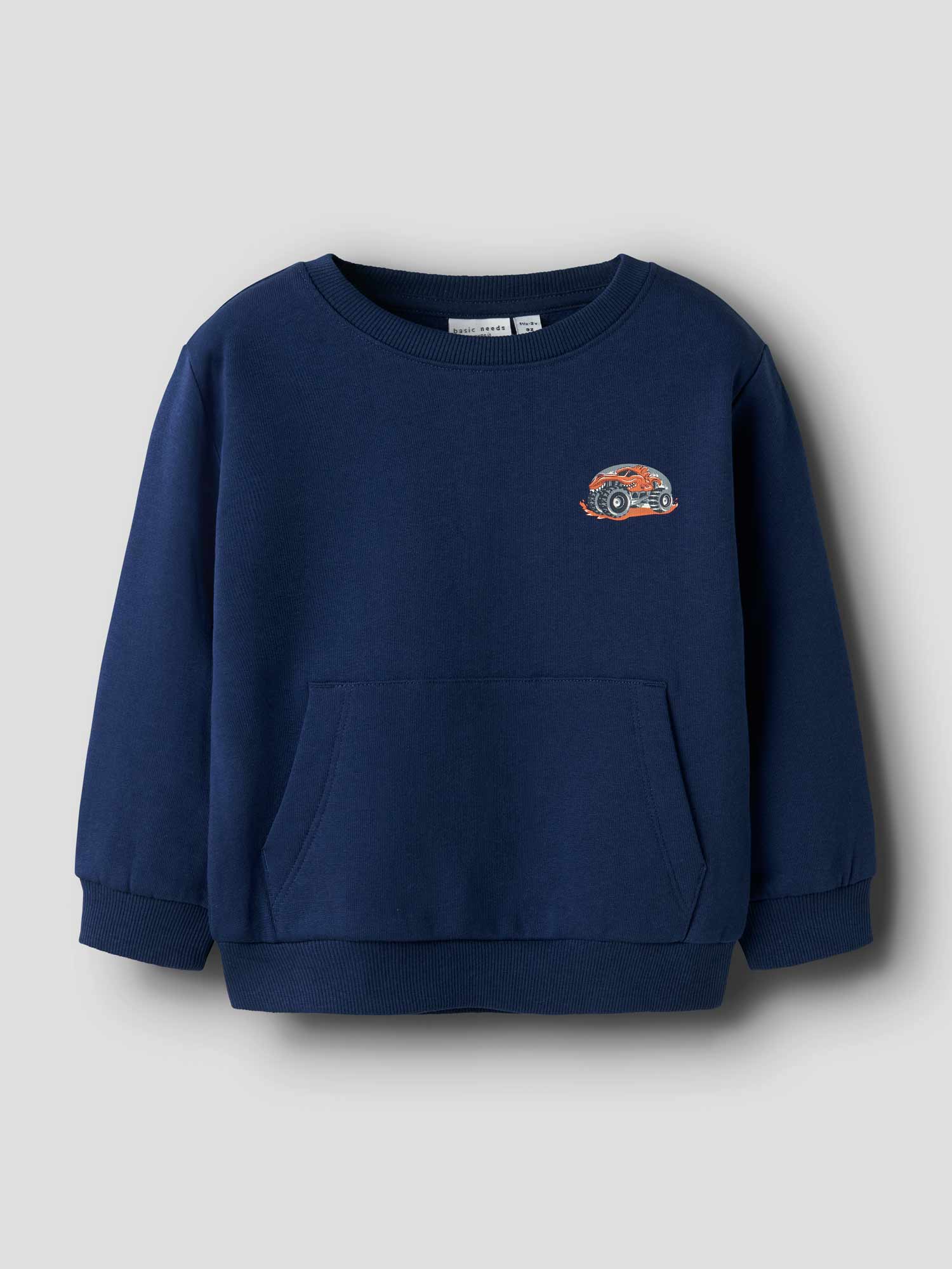 NAME IT Блуза NMMVILDAR LS SWEAT BOX BRU