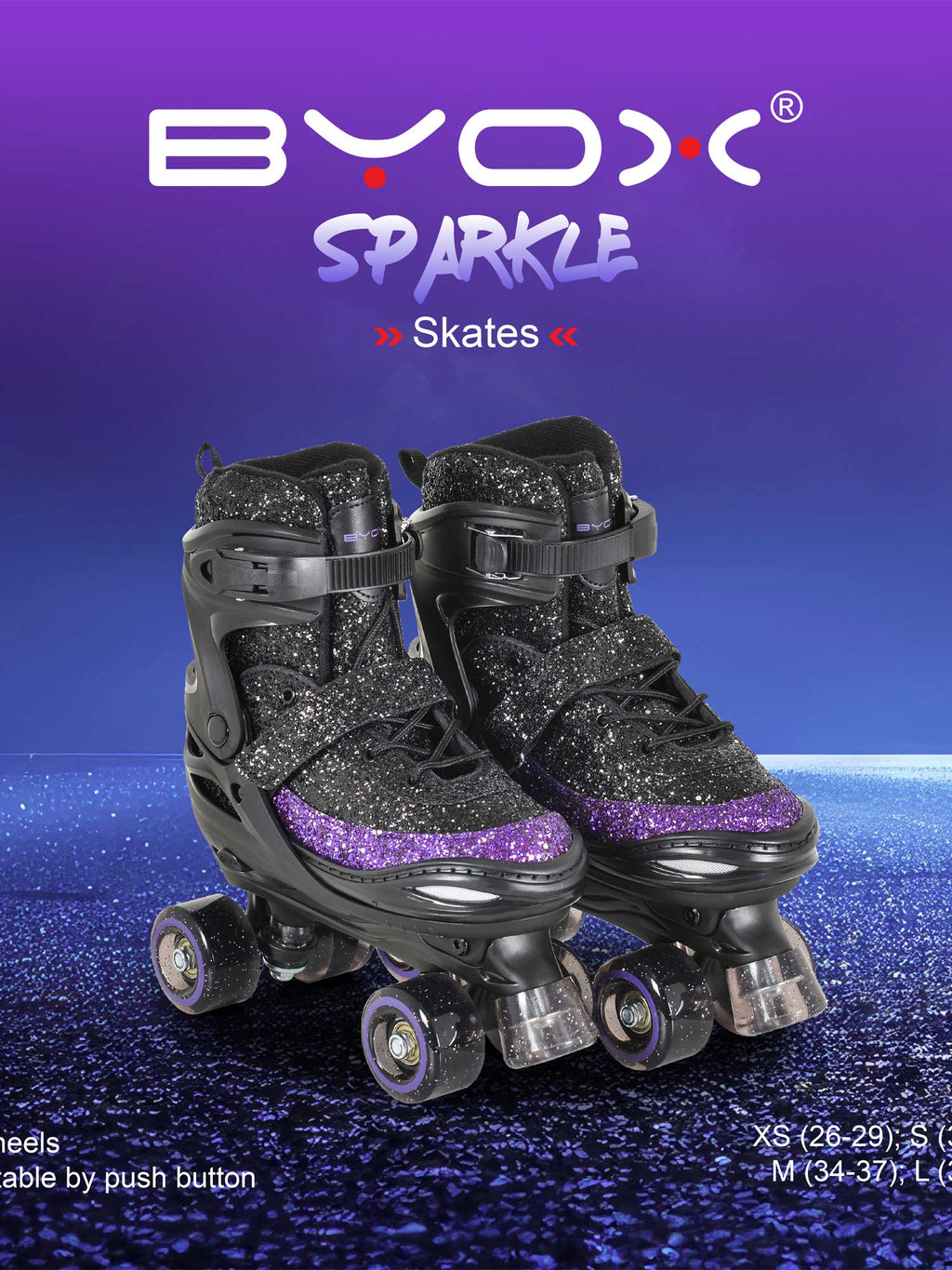 BYOX Ролкови кънки Sparkle