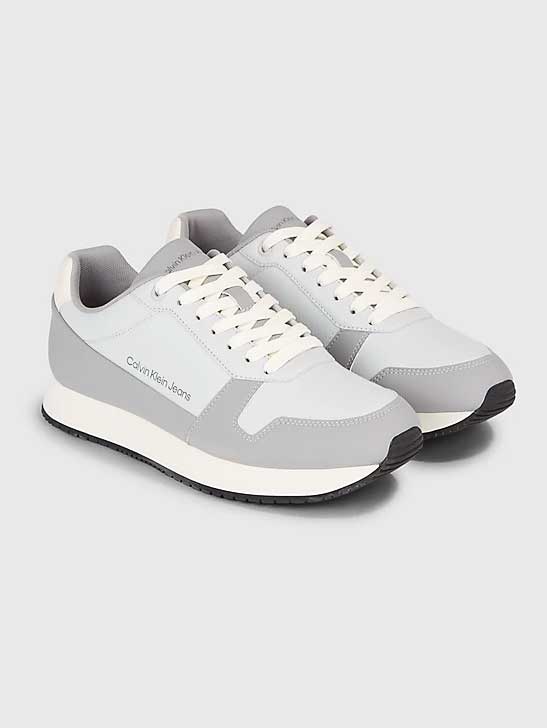 Calvin Klein Jeans Обувки RETRO RUNNER LOW LTH IN SAT