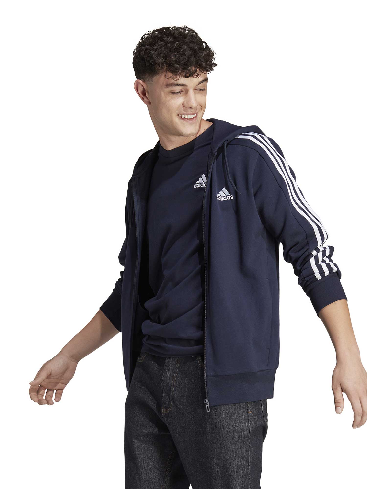 ADIDAS SPORTSWEAR Суитшърт Essentials French Terry 3-Stripes