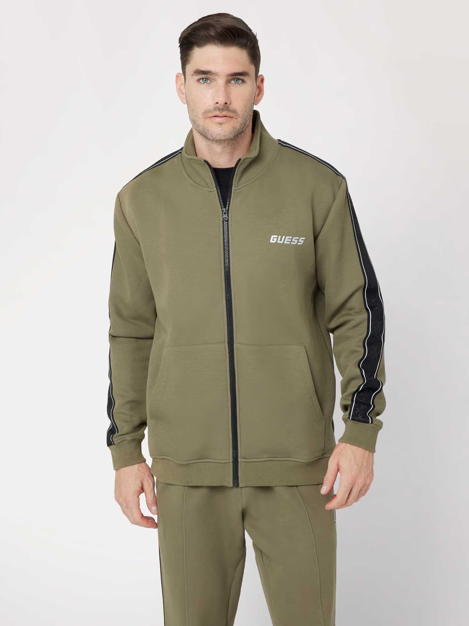 GUESS Спортно горнище MICKEY FULL ZIP SWEATSHIRT
