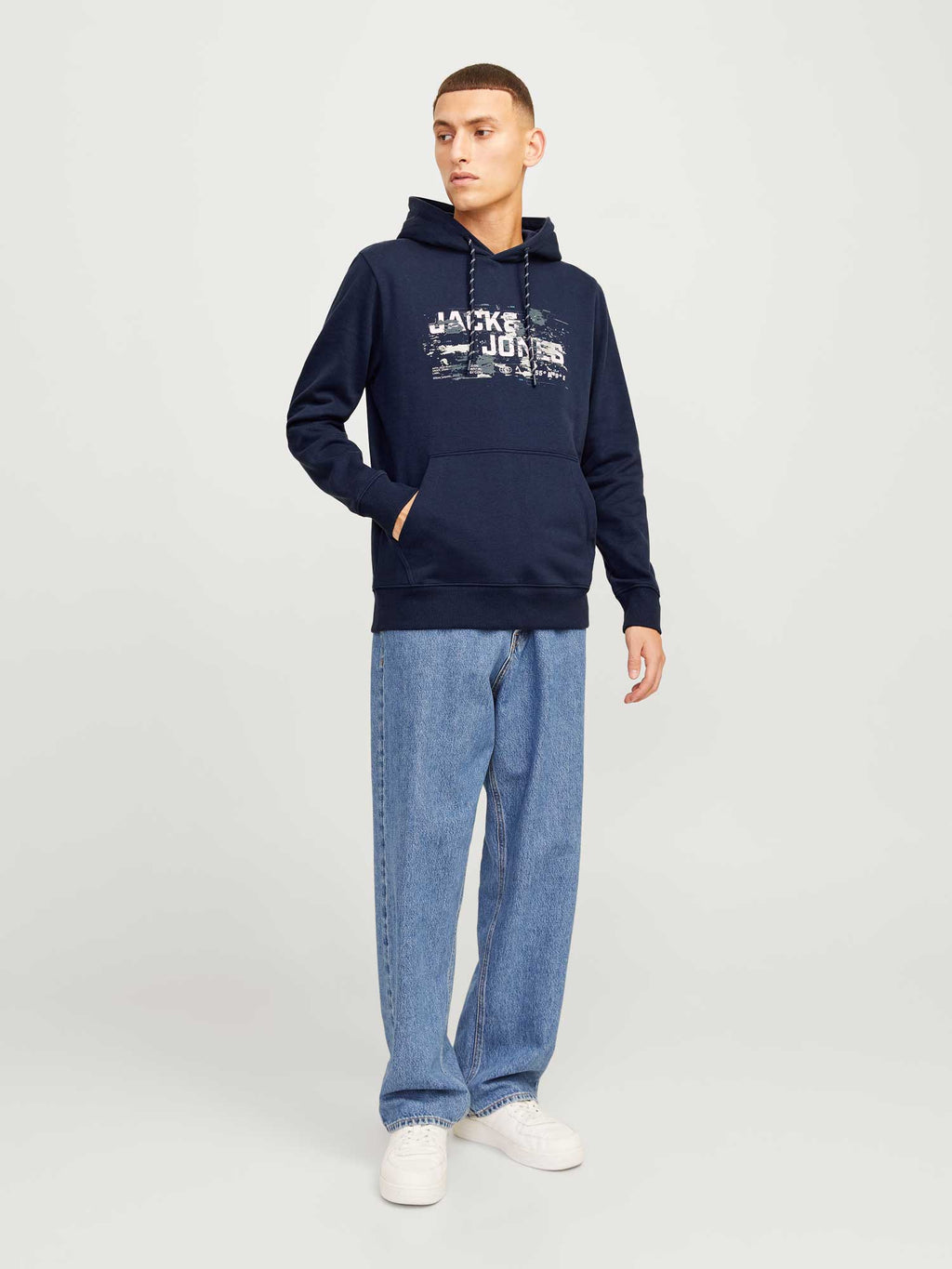JACK & JONES Суитшърт JCOOUTDOOR LOGO SWEAT HOOD SN