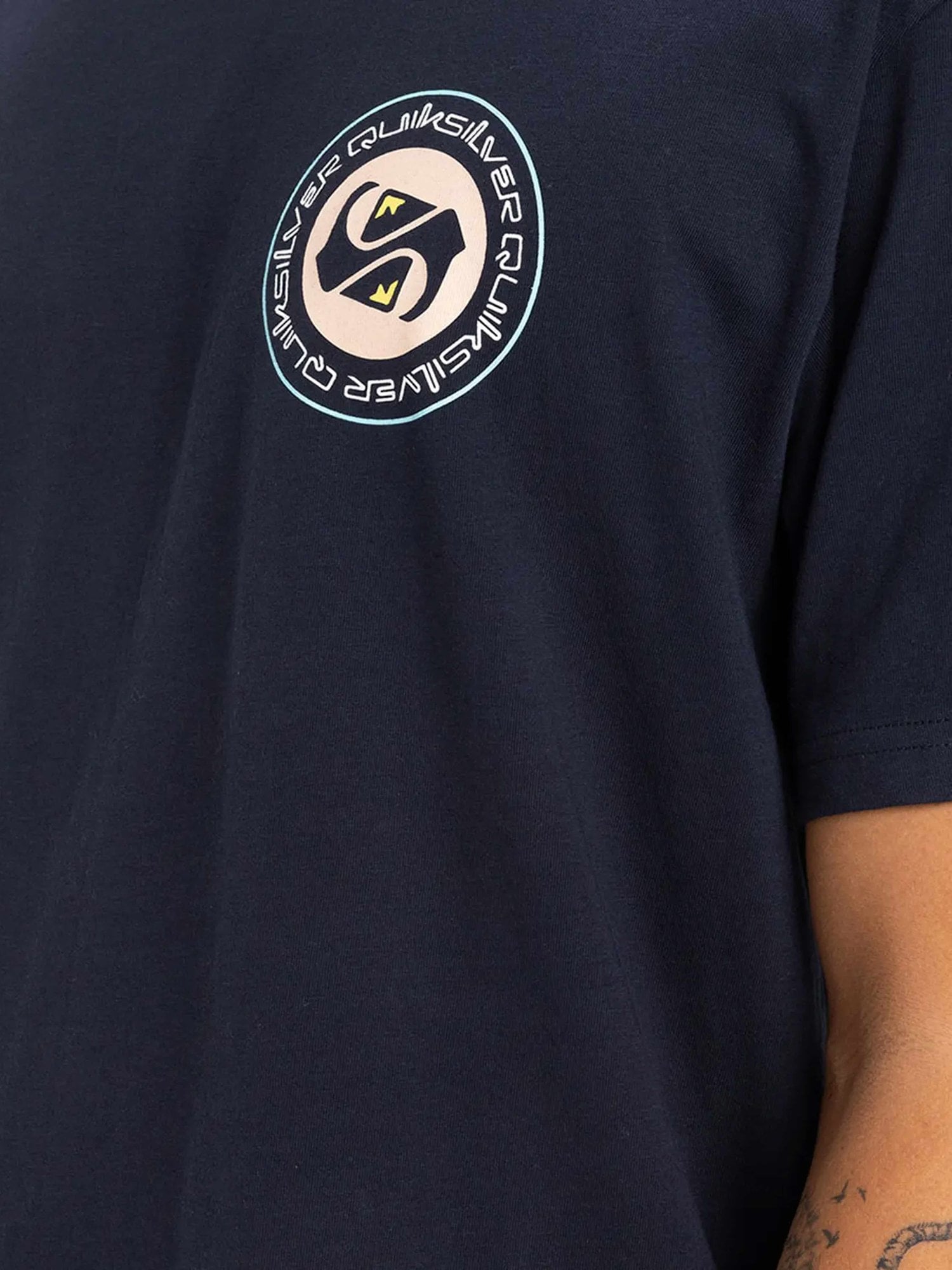 QUIKSILVER Тениска CIRCLE BACK SS