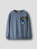 NAME IT Блуза NKMNAIR SONIC NREG SWEAT BRU SKY