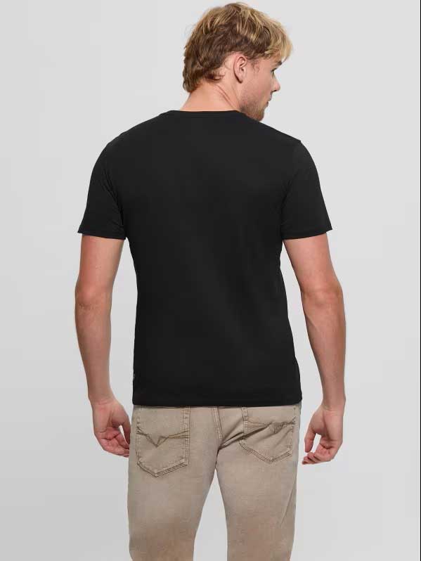 GUESS JEANS Тениска GJ SS CN SLIM SCRIPT TEE