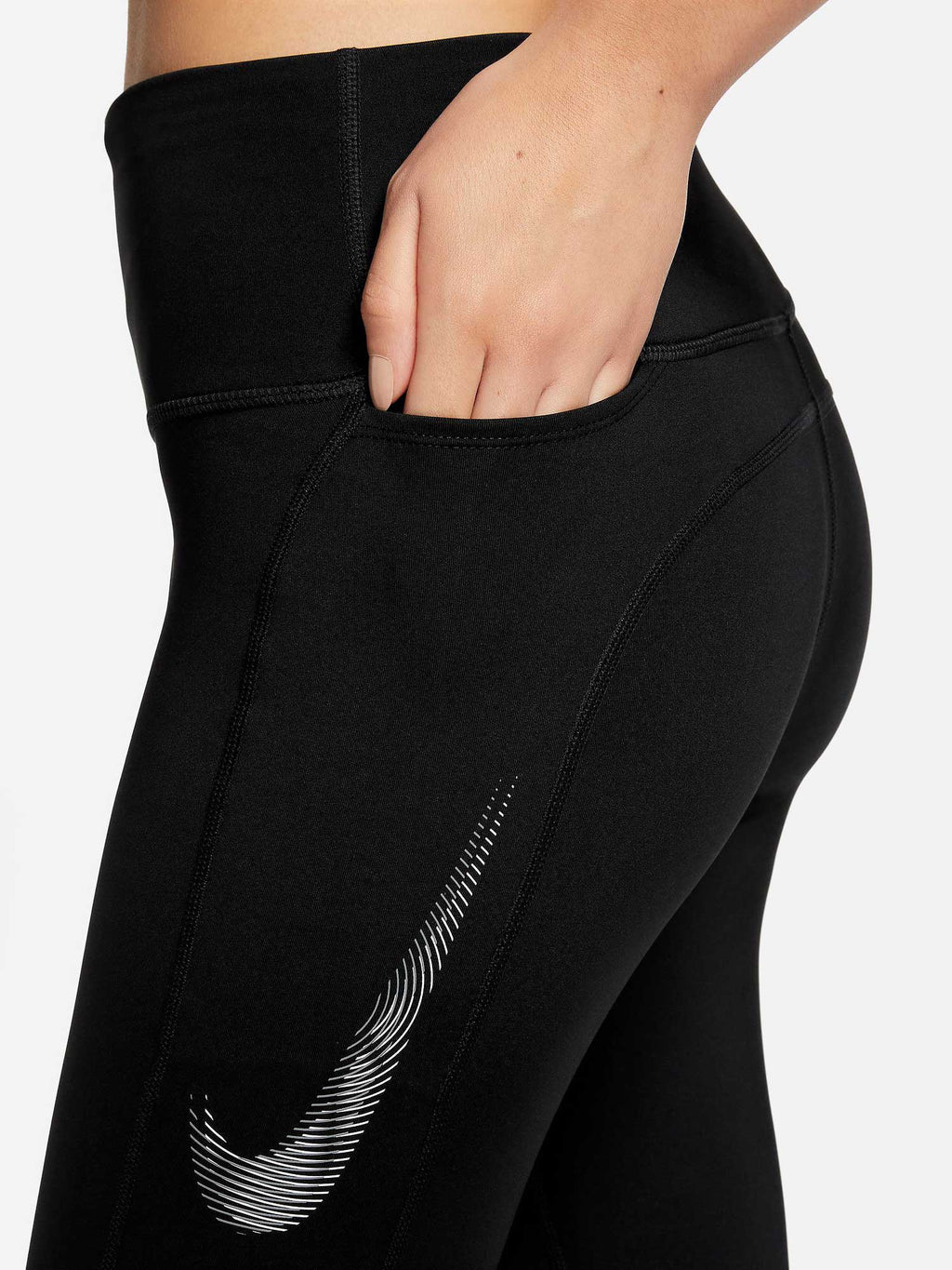 NIKE Клин W NK DF FST MR 7/8 TGHT SW HBR