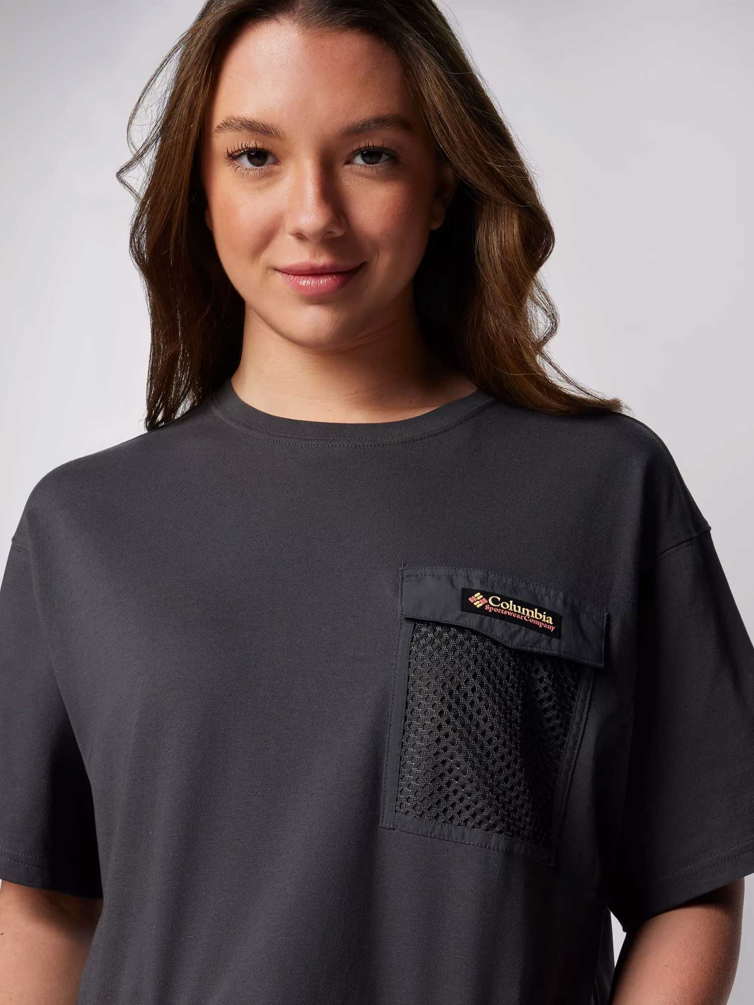 COLUMBIA Тениска Painted Peak Knit SS Cropped Top