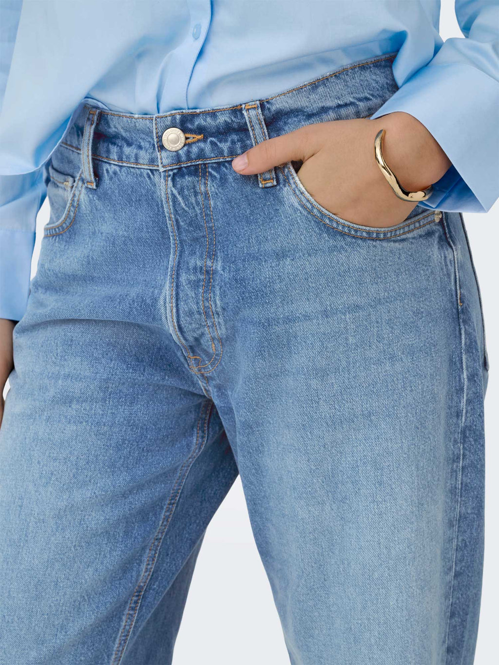 ONLY Дънки ONLMURPHY LW LOOSE STRAIGHT DNM CRO