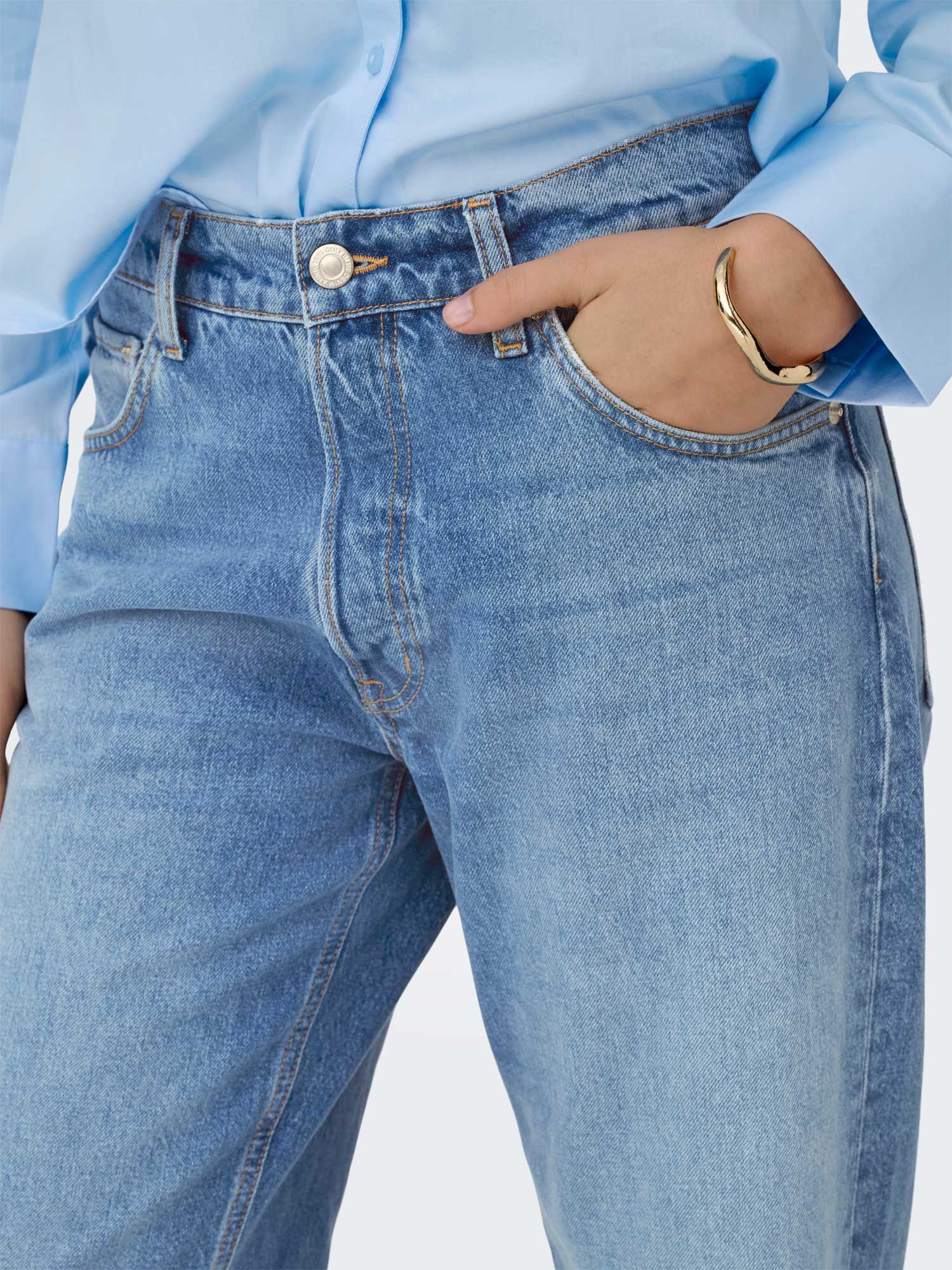 ONLY Дънки ONLMURPHY LW LOOSE STRAIGHT DNM CRO