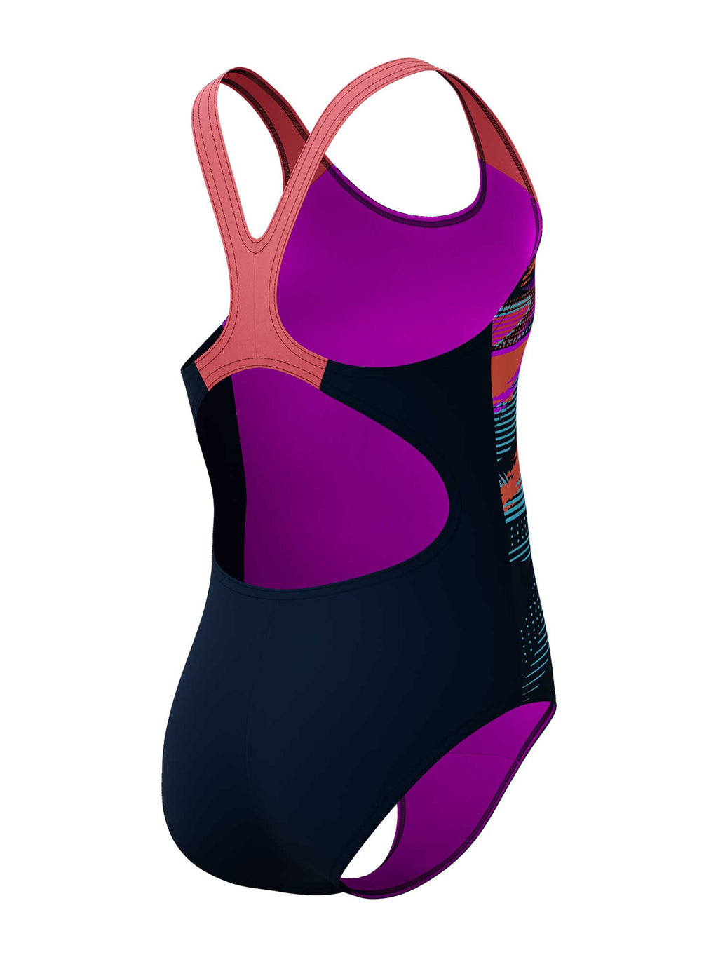 SPEEDO Цял бански GIRLS DIGITAL ALLOVER SPLASHBACK