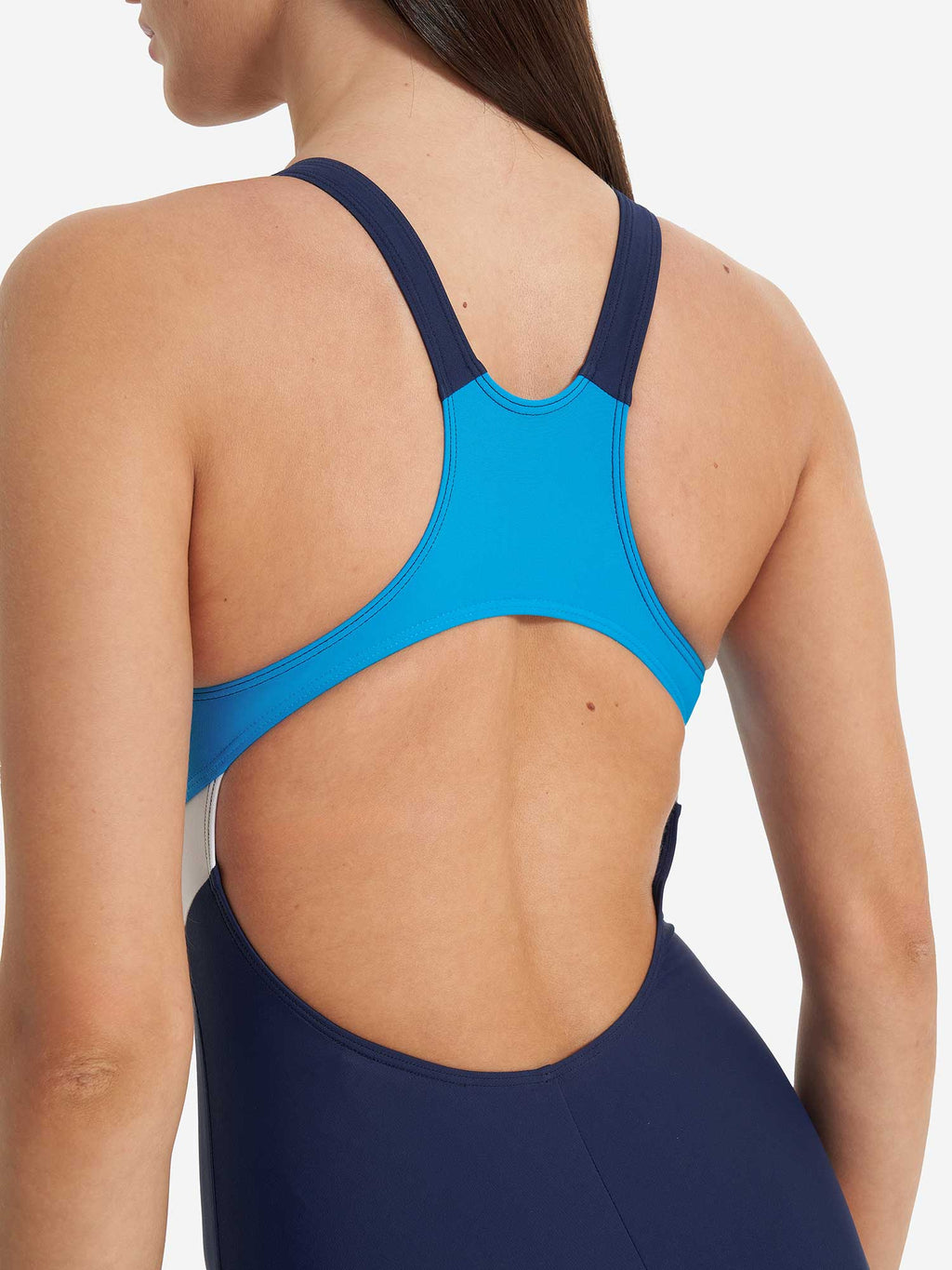 JOSS Цял бански Womens Training Colorblock Swimsuit