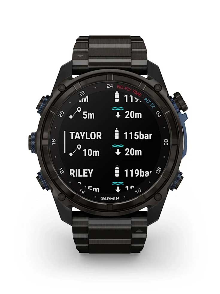 GARMIN GPS Смарт часовник Descent Mk3i титаниева каишка