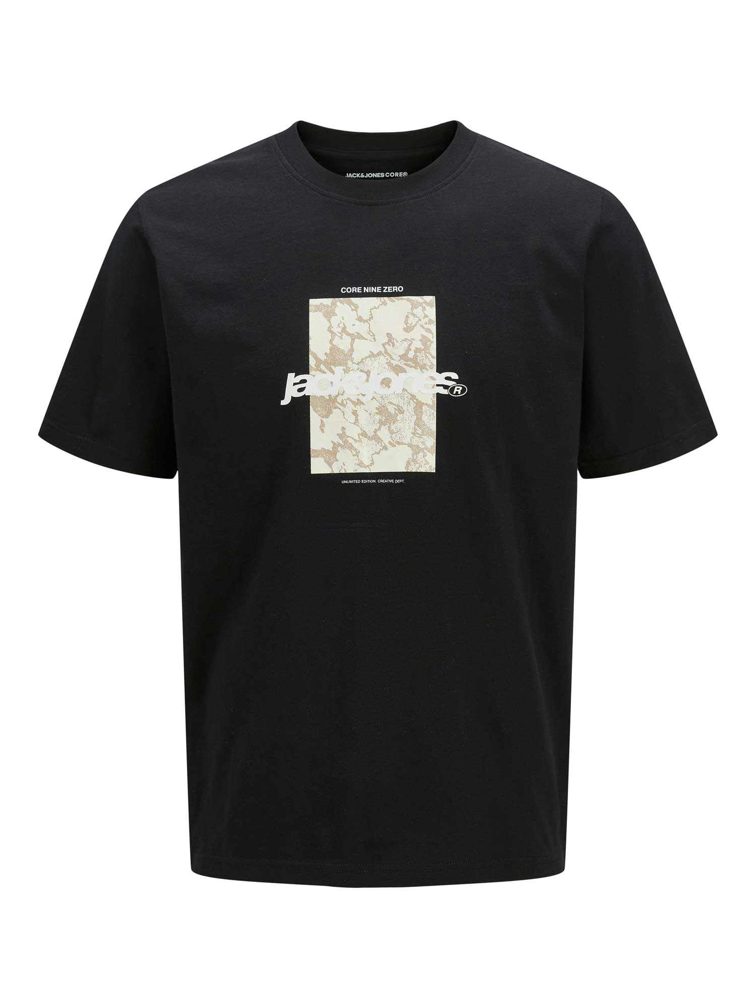 JACK & JONES Тениска JCOTARMAC CAMO FRONT TEE SS CREW NECK LN