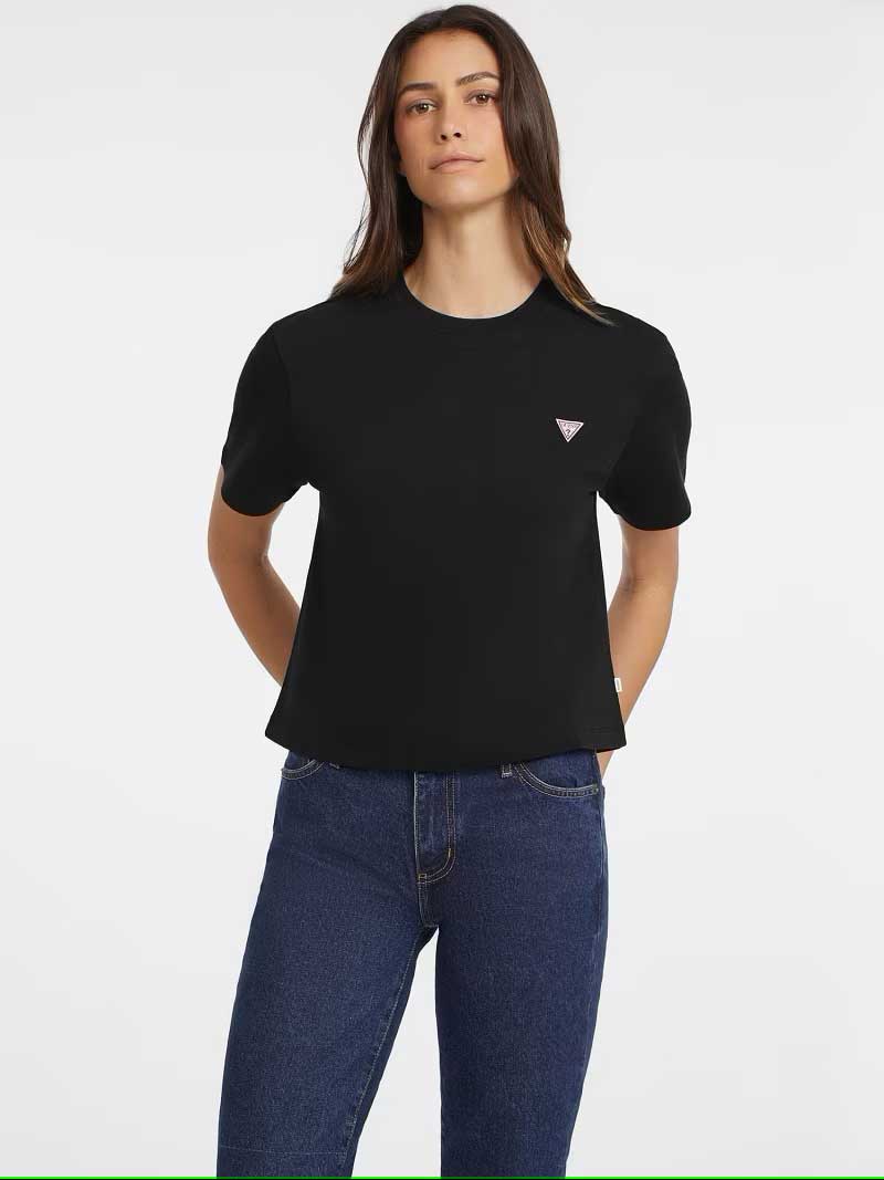 GUESS JEANS Тениска GJ SS CN BOXY MINI TRIANG TEE