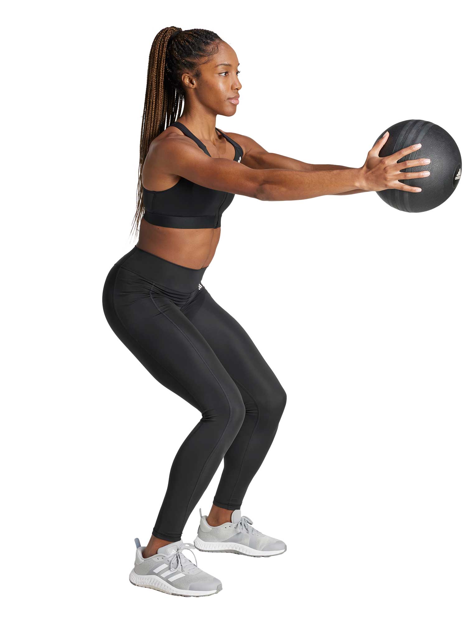 ADIDAS PERFORMANCE Спортен сутиен Powerreact Training Medium-Support