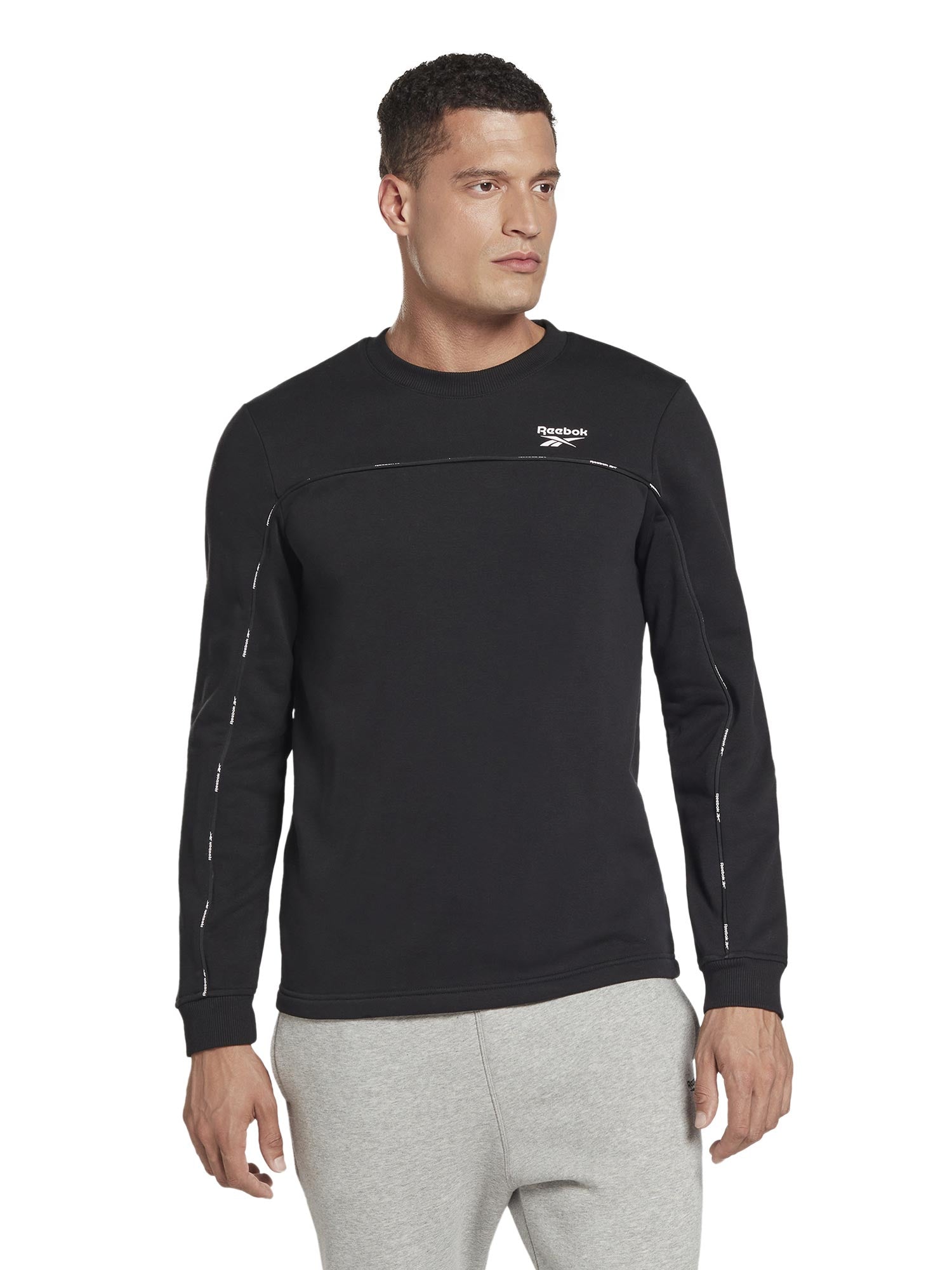 REEBOK Блуза Workout Ready Piping Crew