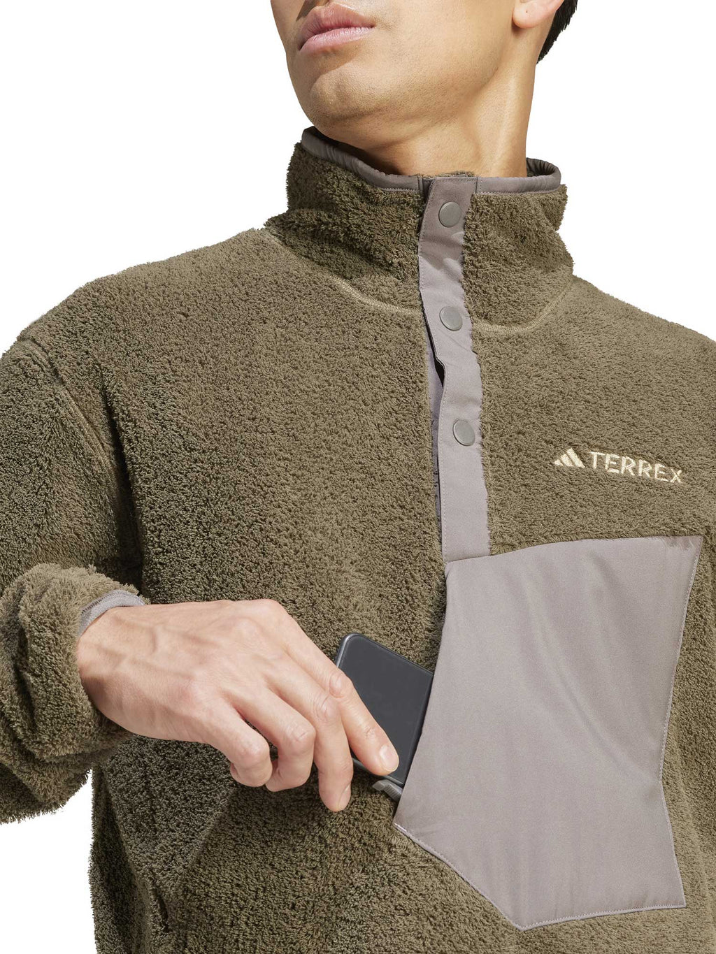 ADIDAS PERFORMANCE Полар Terrex XPLORIC High-Pile-Fleece Pullover