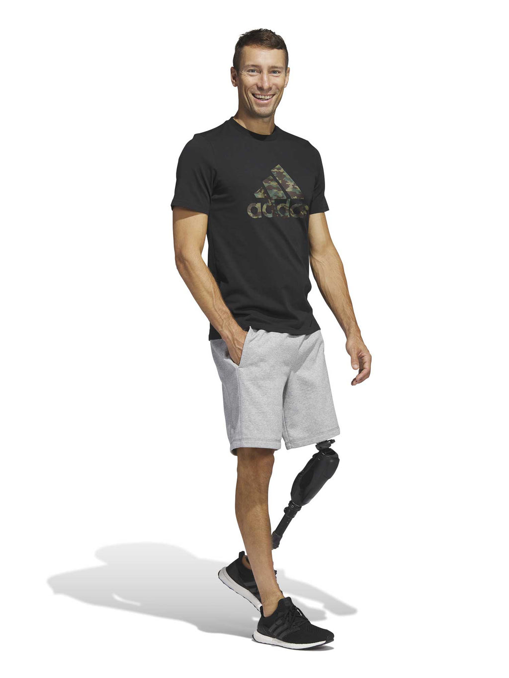 ADIDAS SPORTSWEAR Тениска Camo Short Sleeve