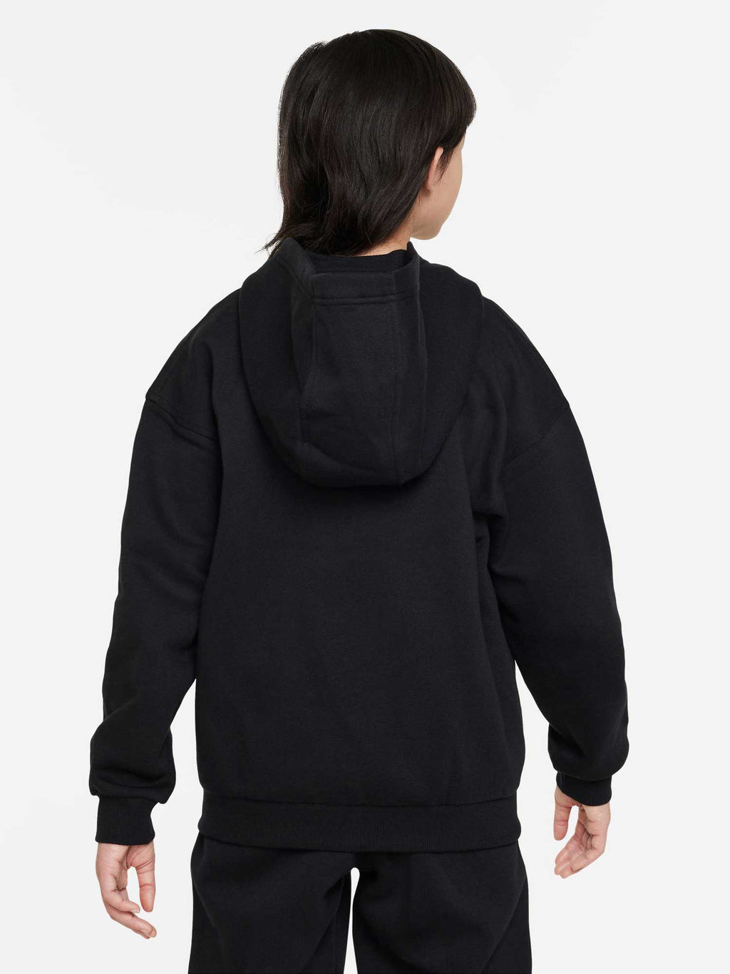 NIKE Суитшърт G NSW CLUB FLC OVRSZD FZ LBR