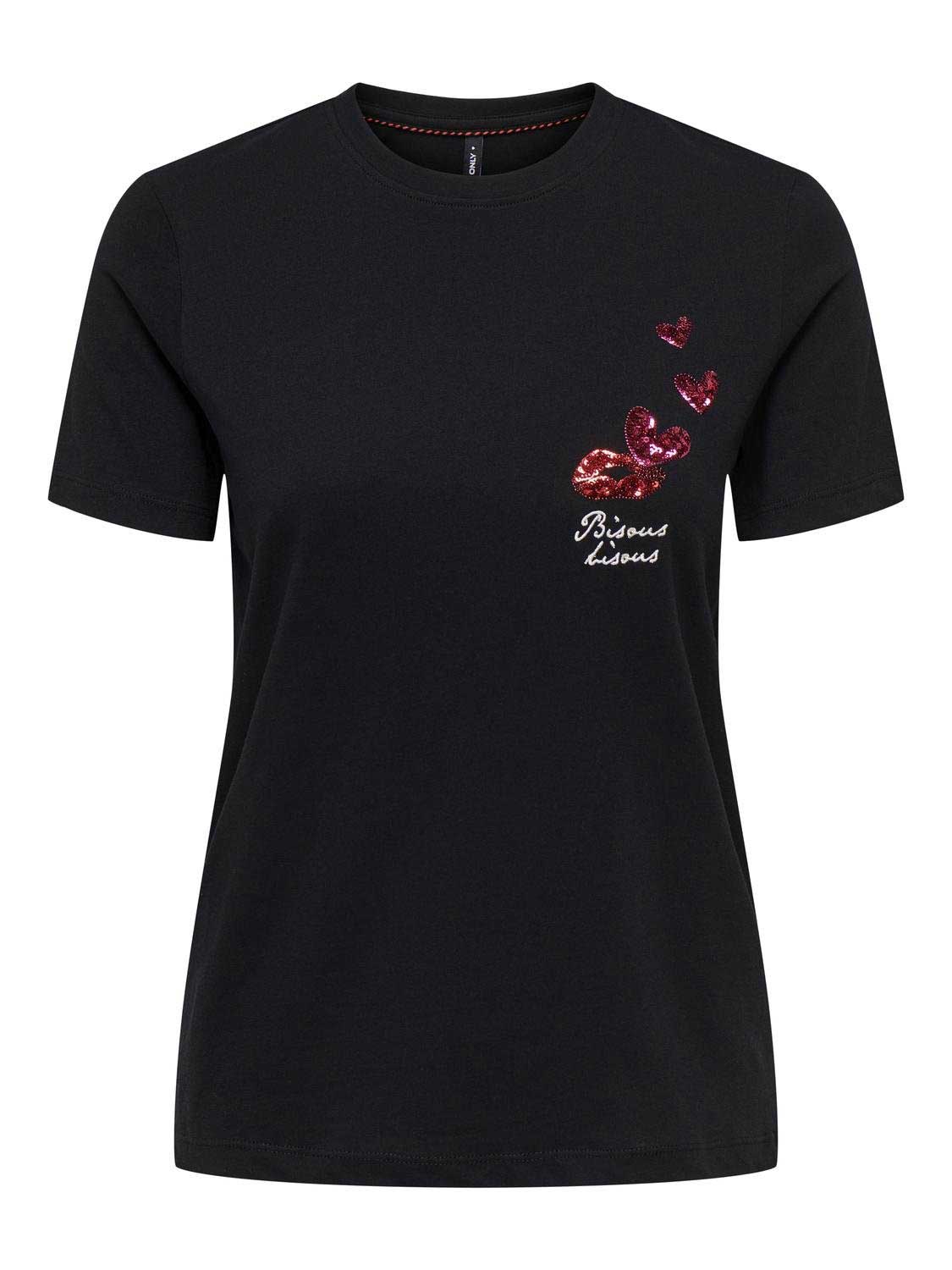 ONLY Тениска ONLKITA LIFE REG S/S LIBRE TOP BOX JRS
