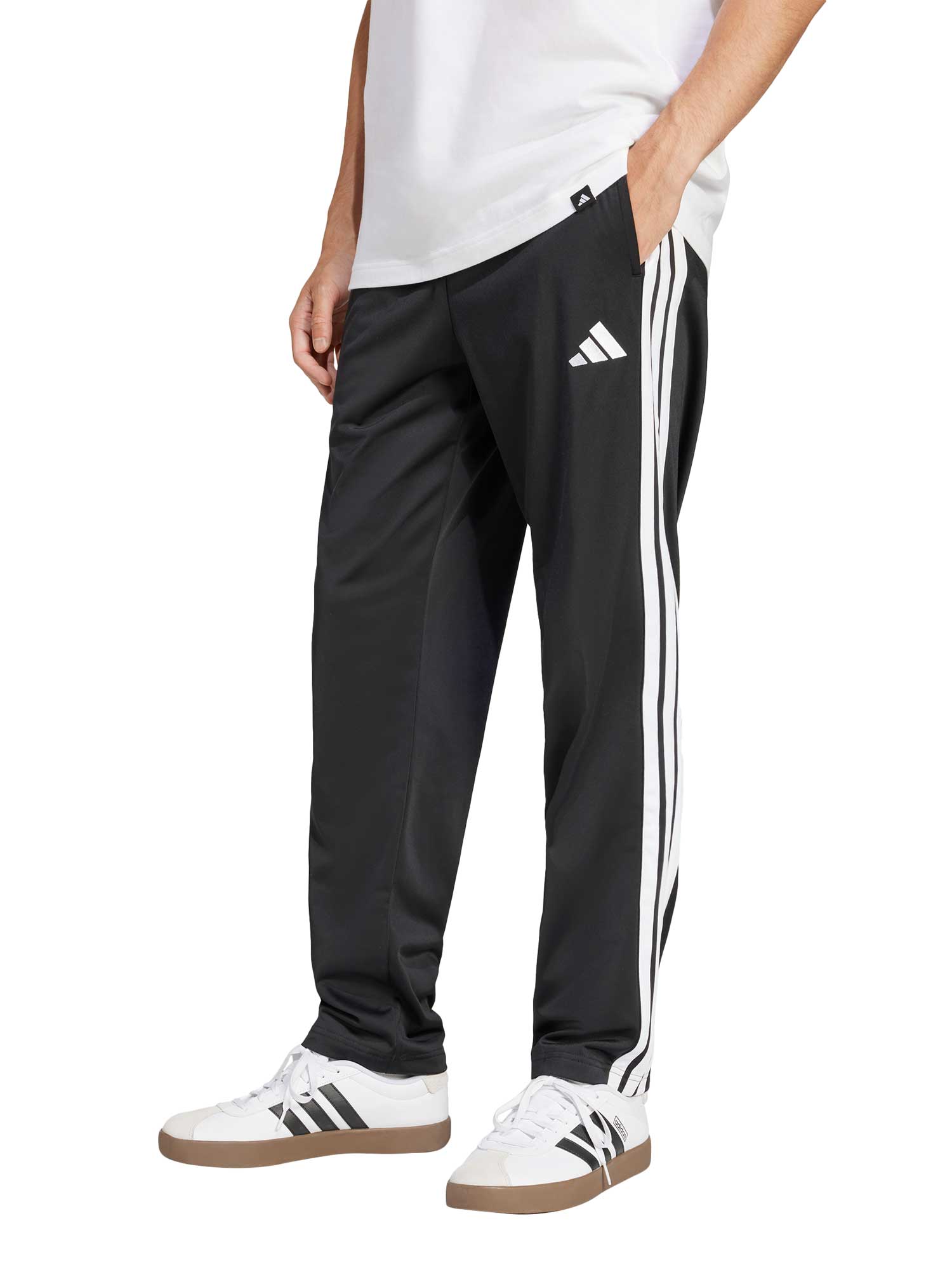 ADIDAS SPORTSWEAR Спортно долнище 3-Stripes Tricot Regular-Fit Open