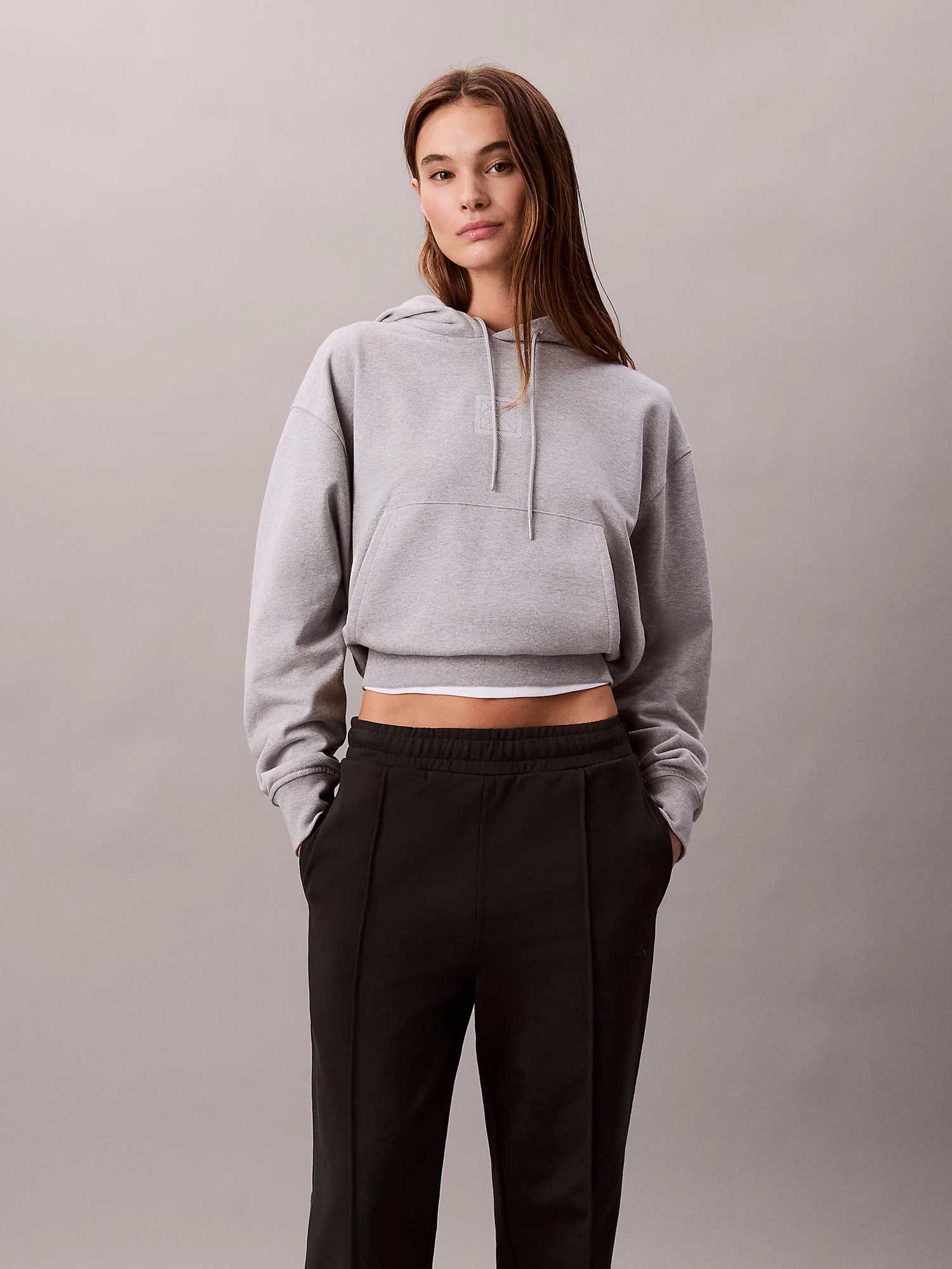 Calvin Klein Jeans Спортно долнище ARCHIVE LOGO FRENCH TERRY TRAC