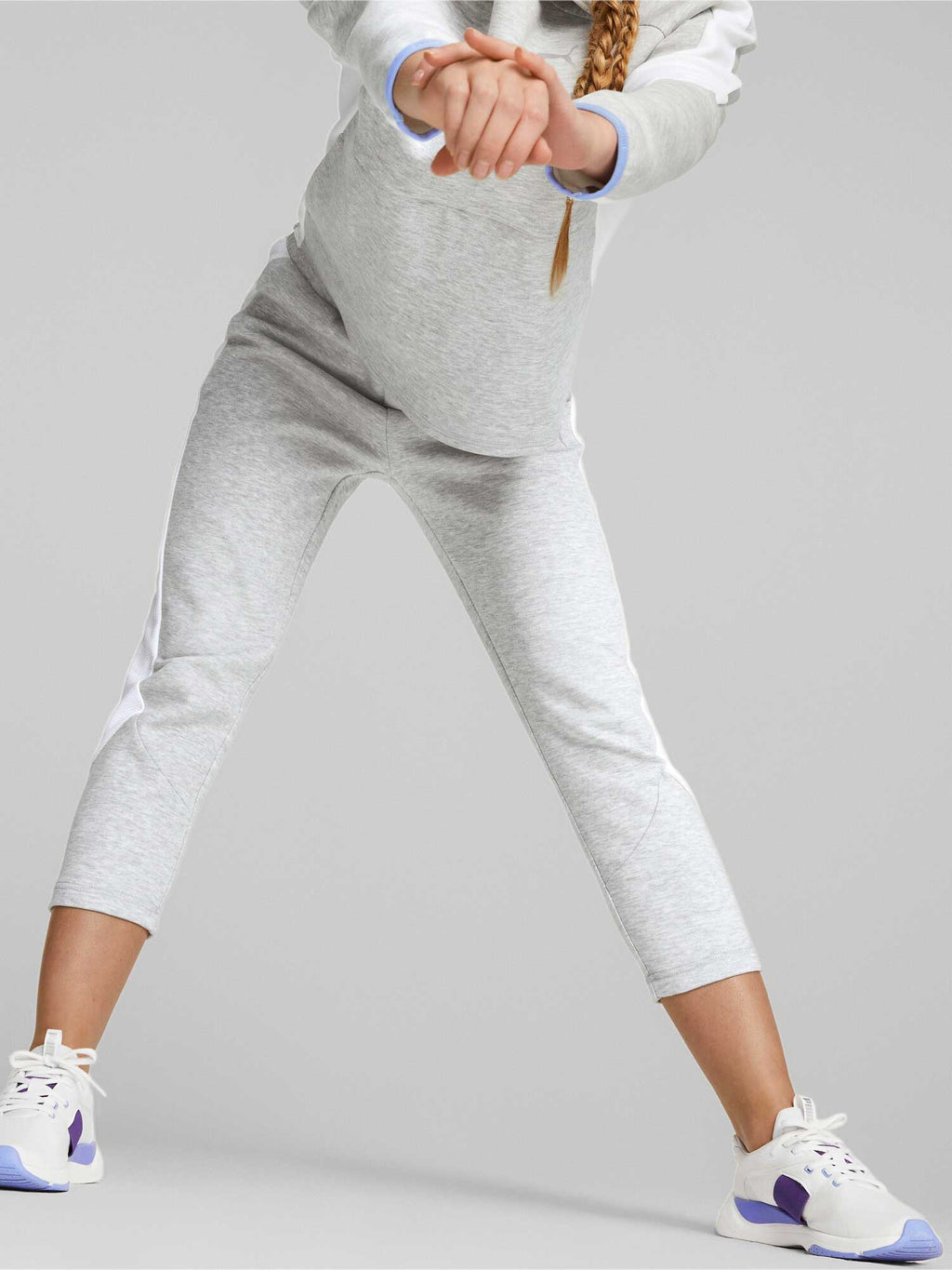 PUMA Спортно долнище EVOSTRIPE High-Waist