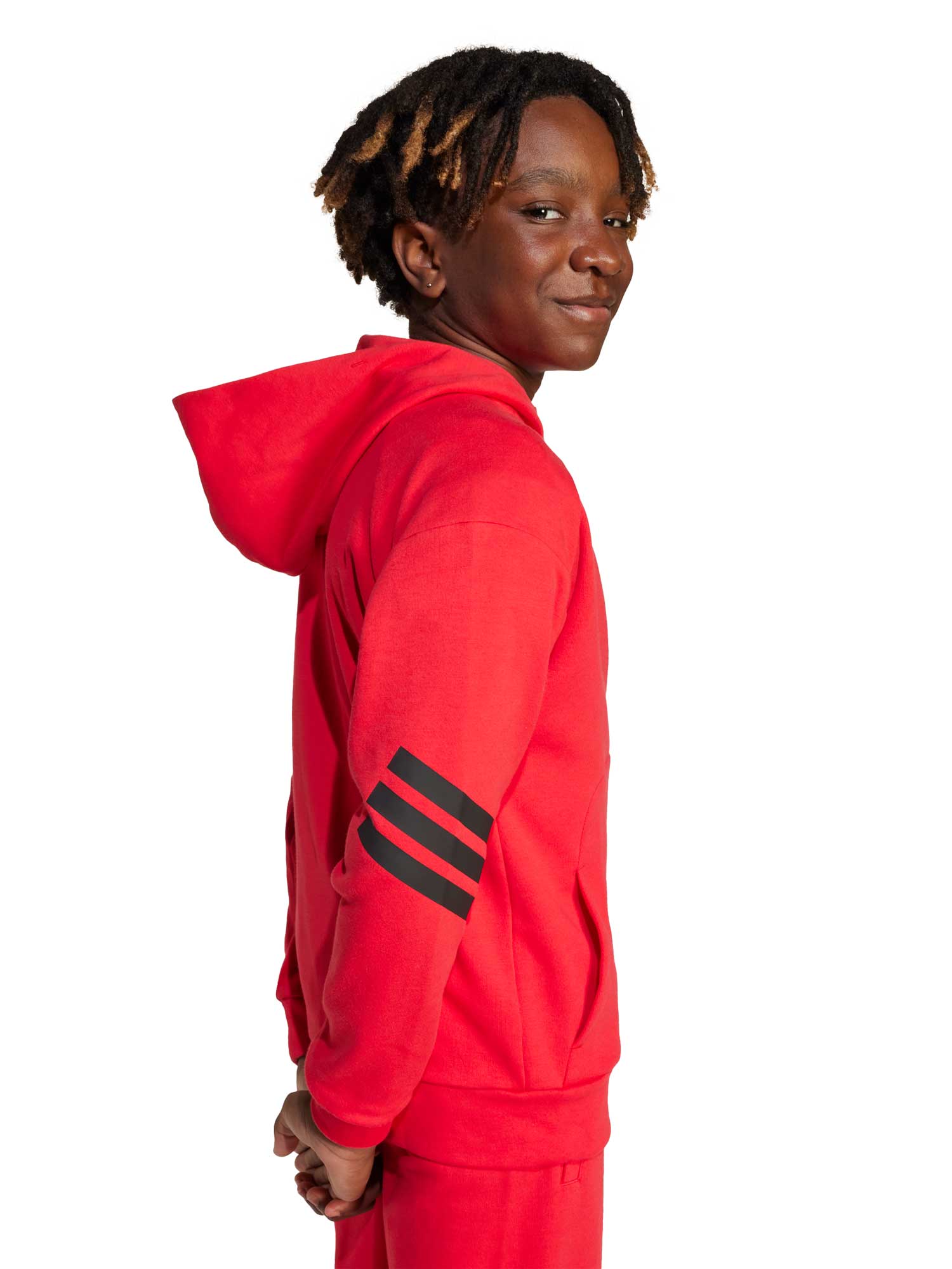 ADIDAS SPORTSWEAR Суитшърт Future Icons 3-Stripes Full-Zip Hooded