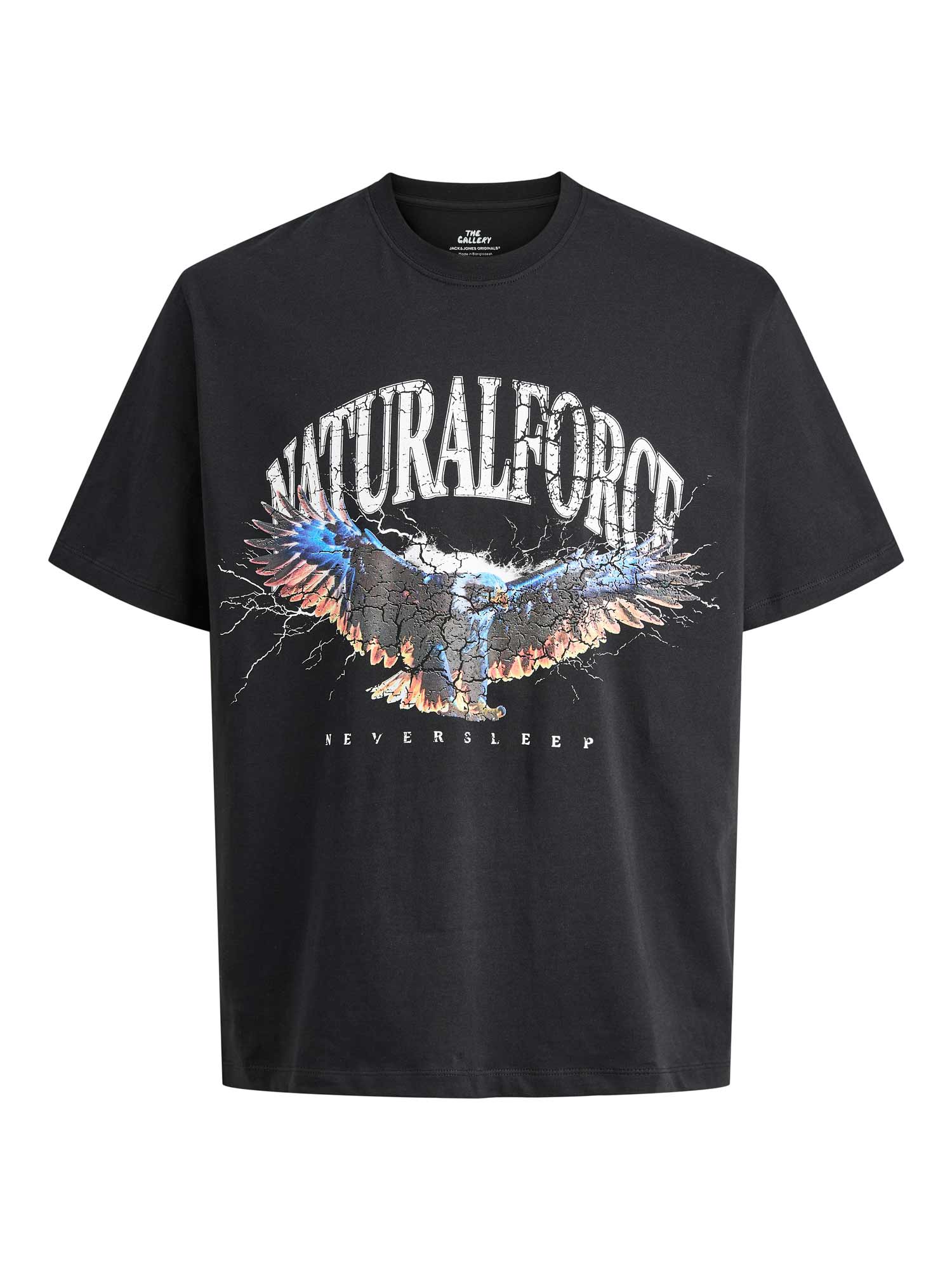 JACK & JONES Тениска JOREAGLEROCK GALLERY TEE SS CREW NECK TG