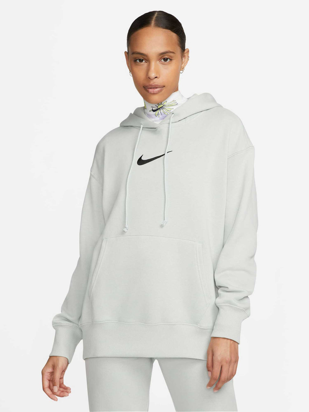 NIKE Суитшърт W NSW FLC OS PO HDY MS