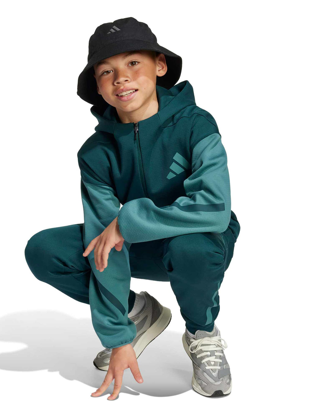 ADIDAS SPORTSWEAR Суитшърт Z.N.E. Full-Zip Colorblocked Hoodie Kids