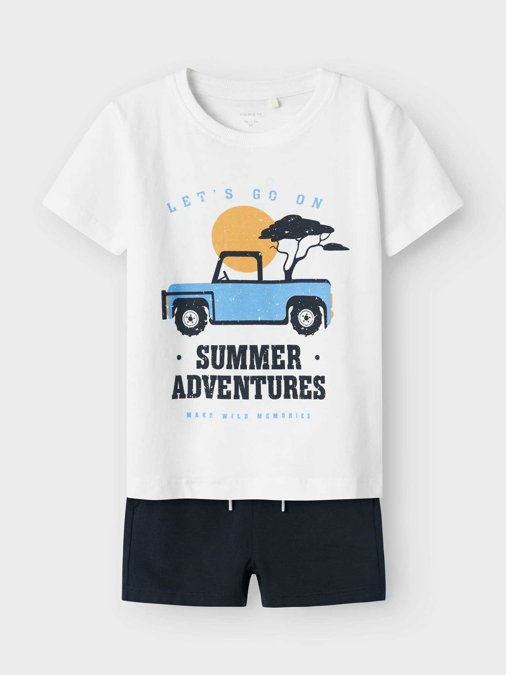 NAME IT Спортен екип NMMJASPEN SS SHORTS SET PB