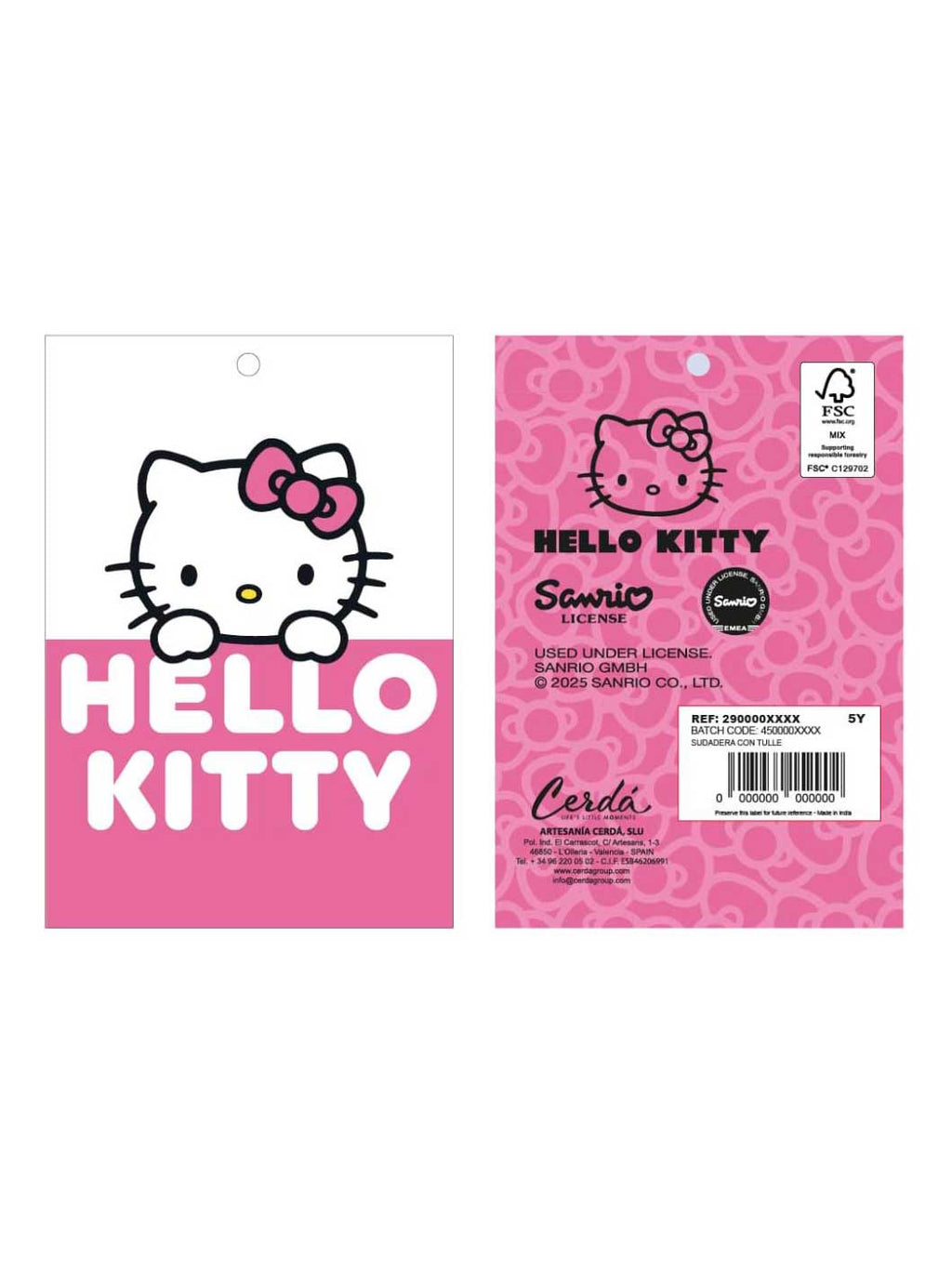 CERDA Рокля HELLO KITTY