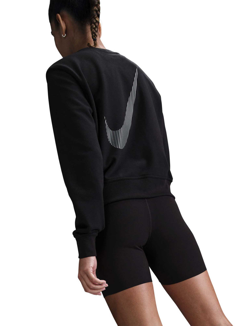 NIKE Блуза W NK ONE DF CREW HBR TT