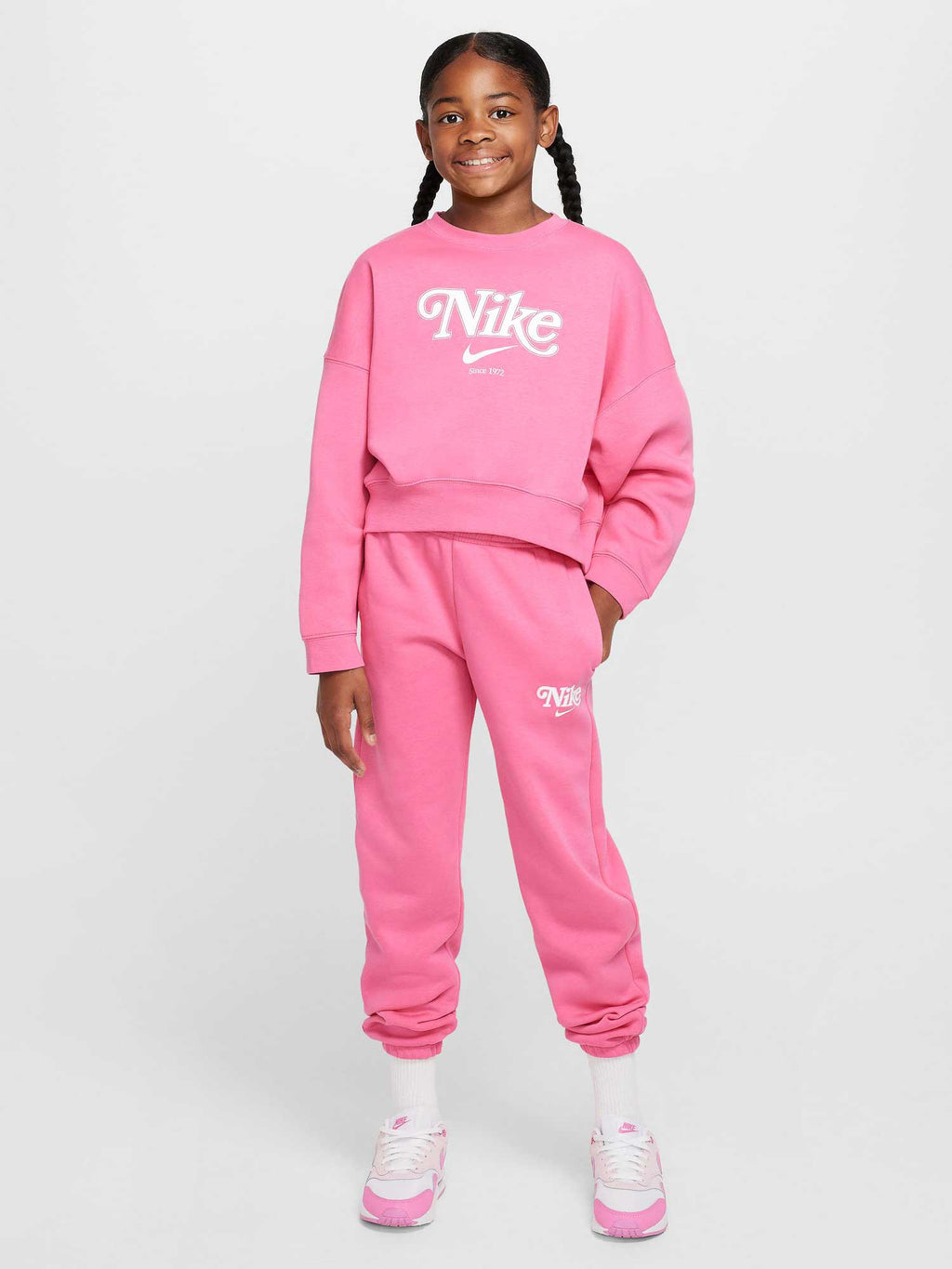 NIKE Блуза G NSW TREND FLC CRP CREW