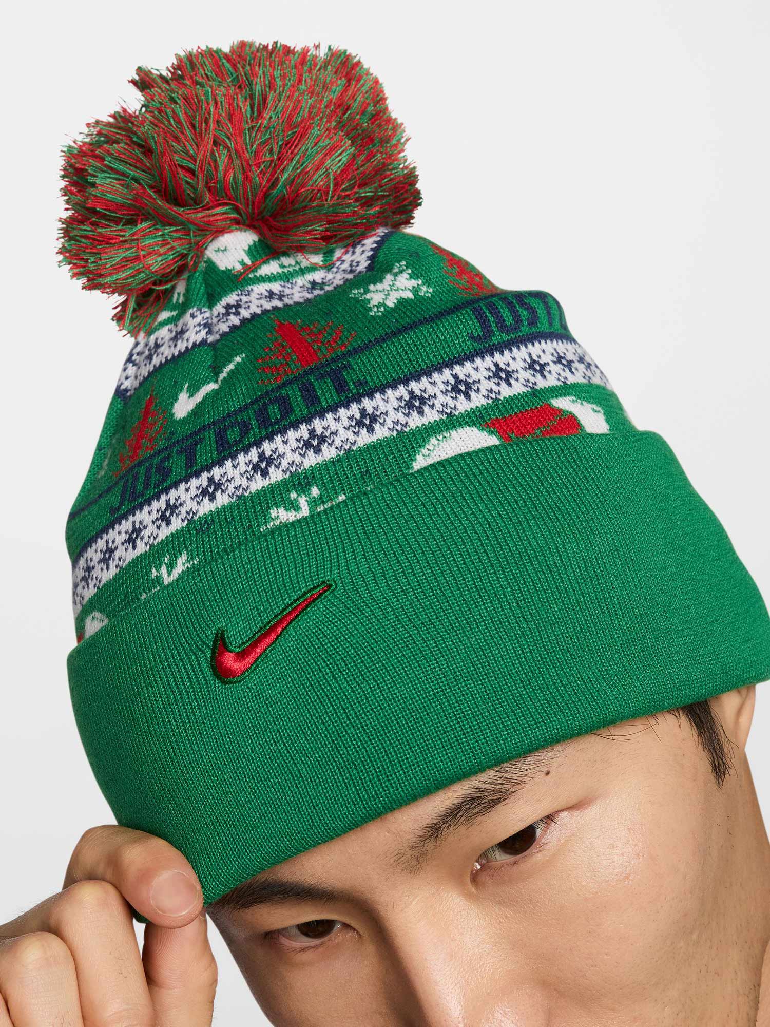 NIKE Шапка U NK PEAK BEANIE SC HOL25 L