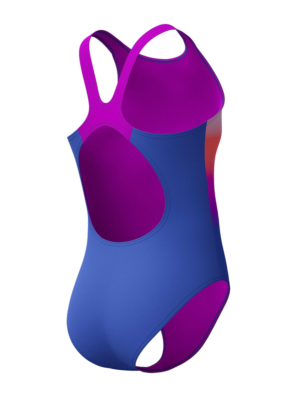 SPEEDO Цял бански GIRLS PRINTED PULSEBACK