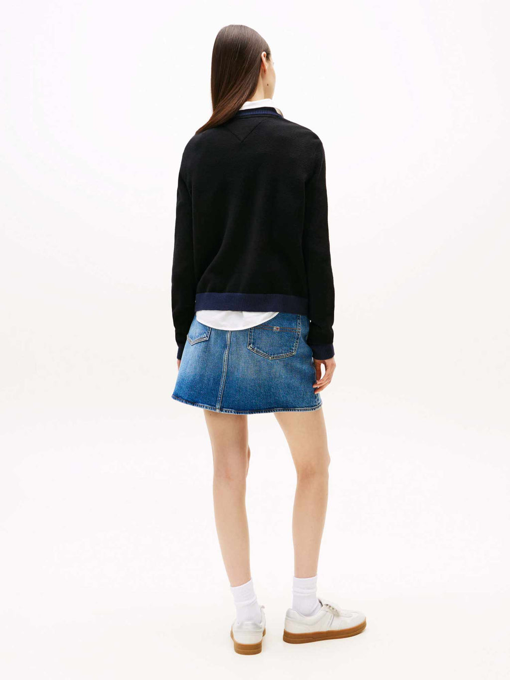 TOMMY JEANS Блуза TJW CLRBLCKFLAG SWEATER EXT