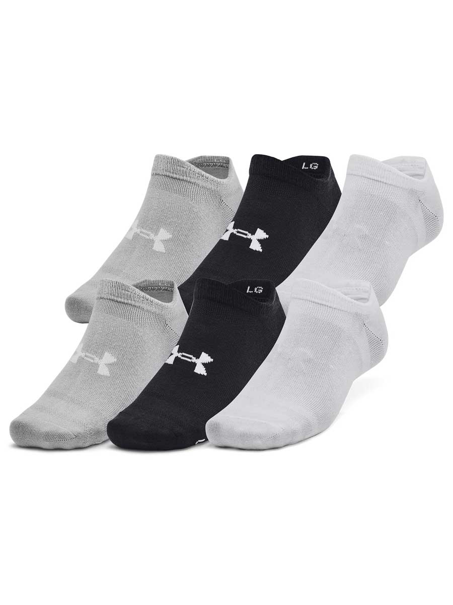 UNDER ARMOUR Чорапи UA Essential No Show 6pk