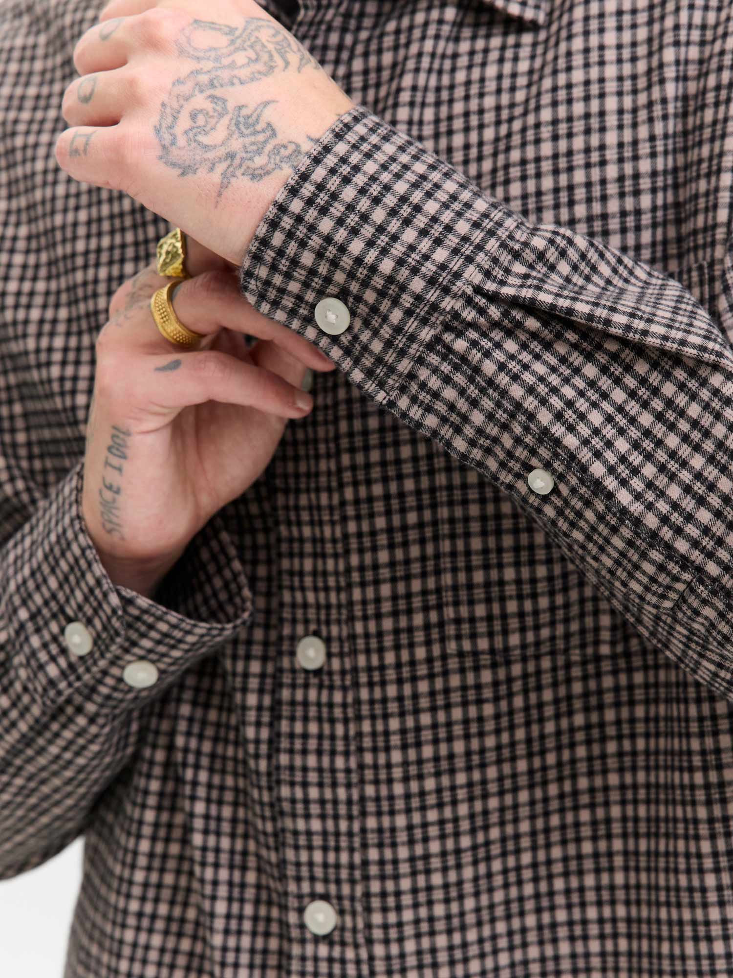 JACK & JONES Риза JORMEADOWS OVERSIZED CHECK SHIRT LS
