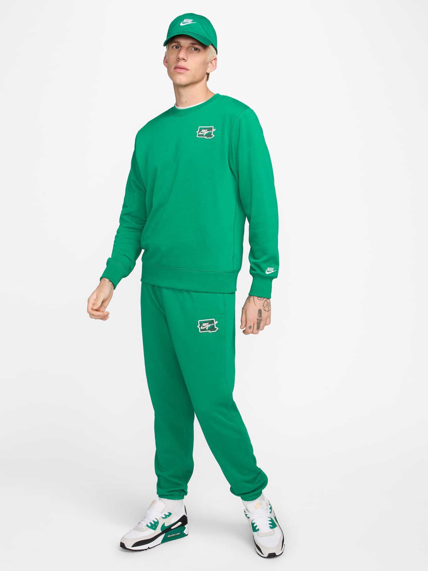 NIKE Блуза M NK CLUB FT CREW BOLT