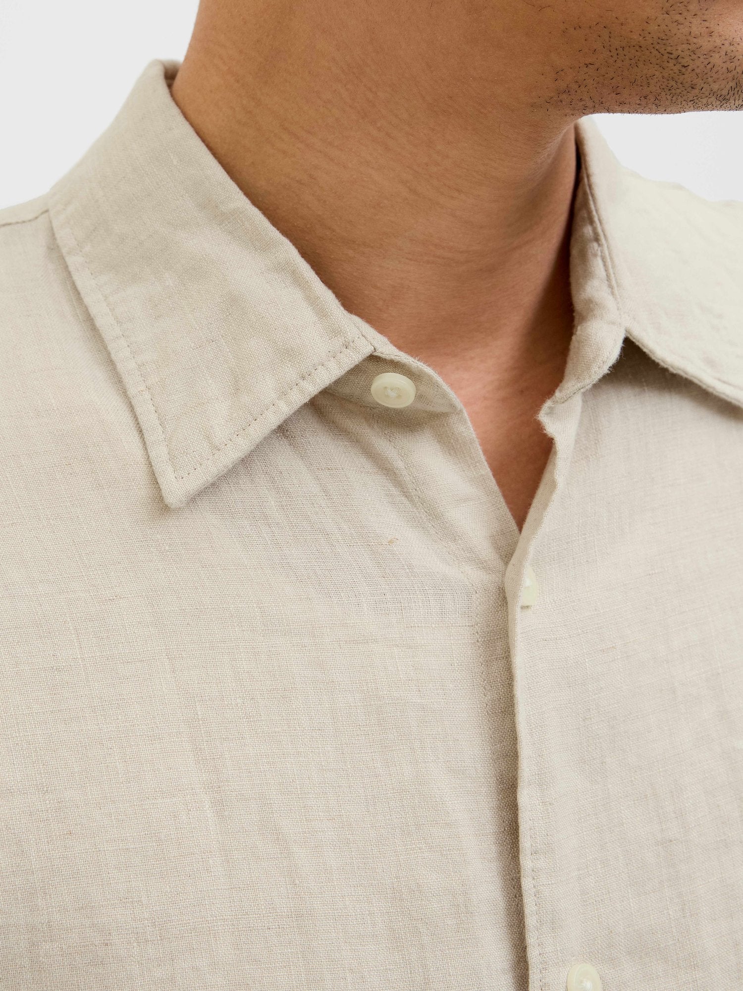 JACK & JONES Риза JPRCCLAWRENCE LINEN L/S SHIRT SN