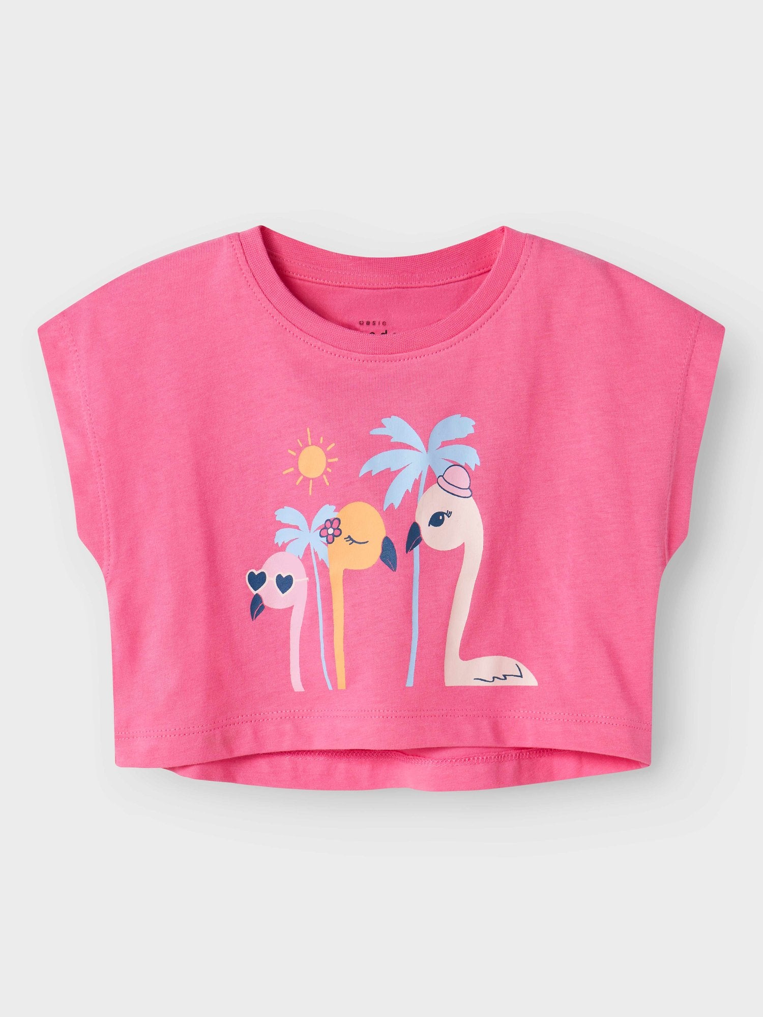 NAME IT Тениска NMFVILMA CAPSL CROP TOP