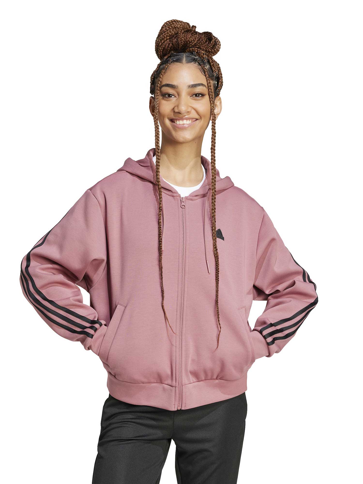 ADIDAS SPORTSWEAR Суитшърт Future Icons 3-Stripes Full Zip Hoodie
